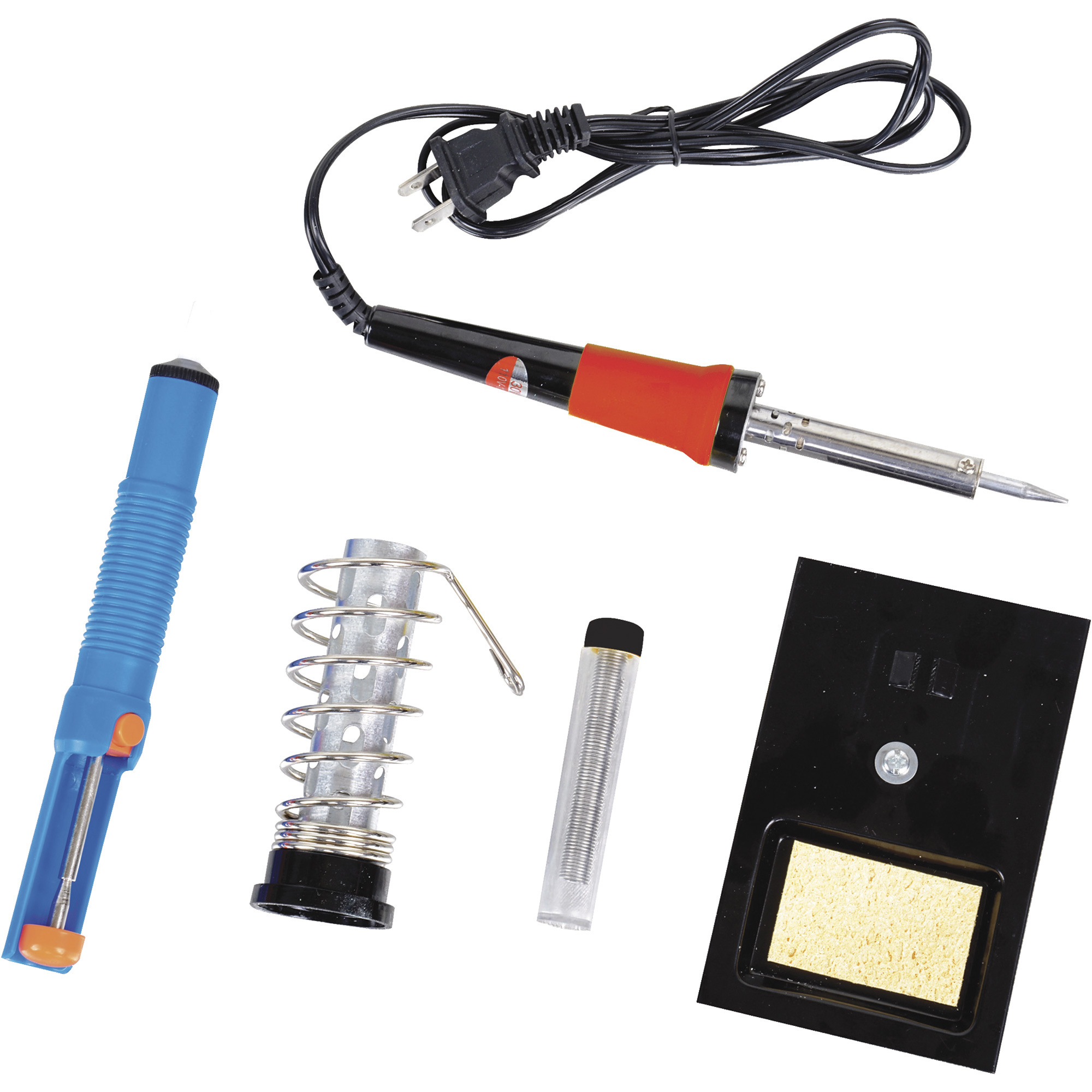 Ironton Soldering Iron Kit, 30 Watt, 120 Volt