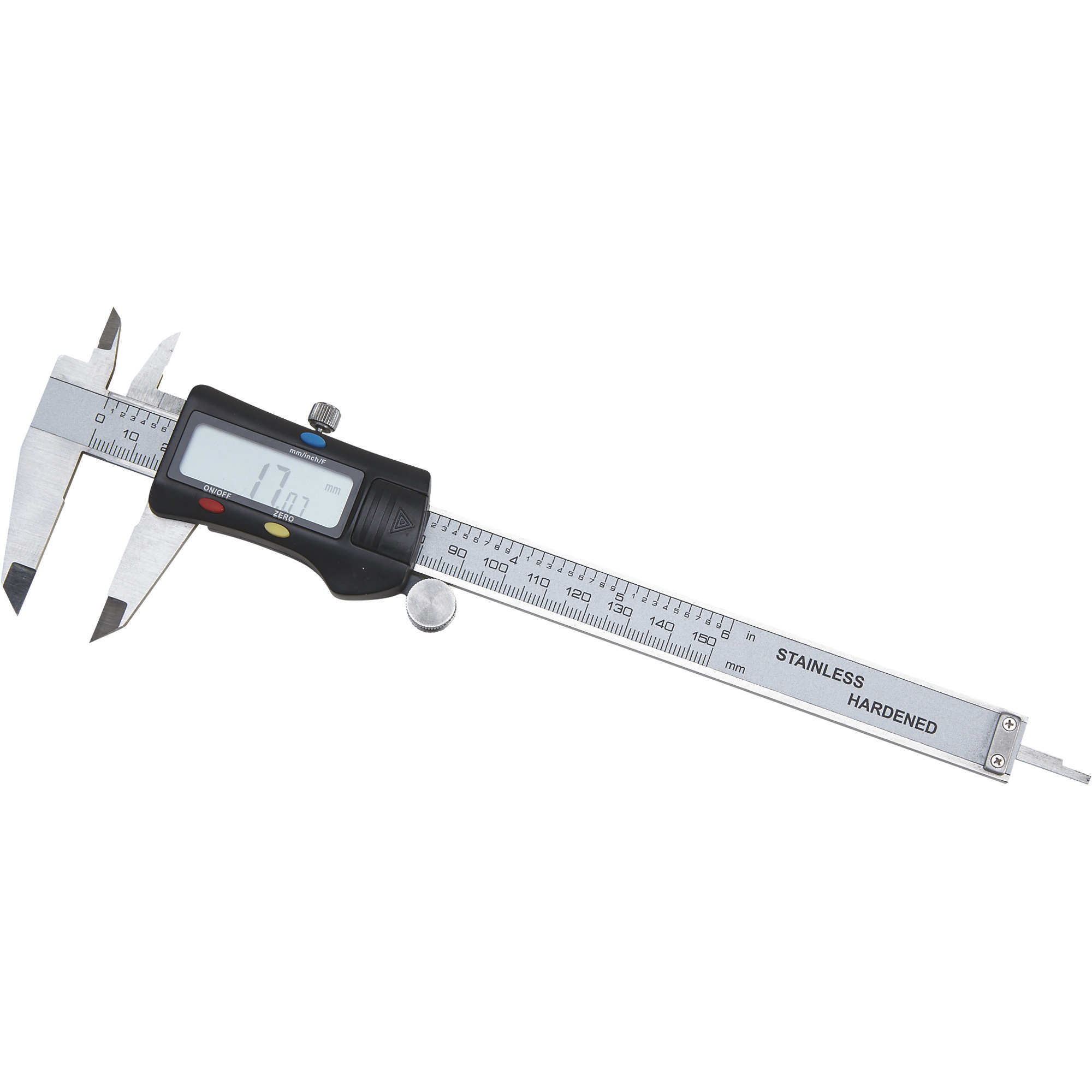 Ironton 6Inch Stainless Steel Digital Fractional Caliper