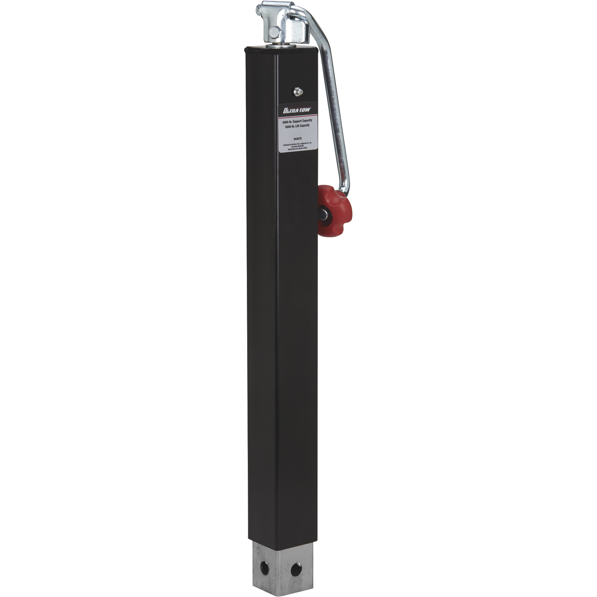 Ultra-Tow Weld-On Topwind Trailer Jack, 3000-Lb. Lift Capacity