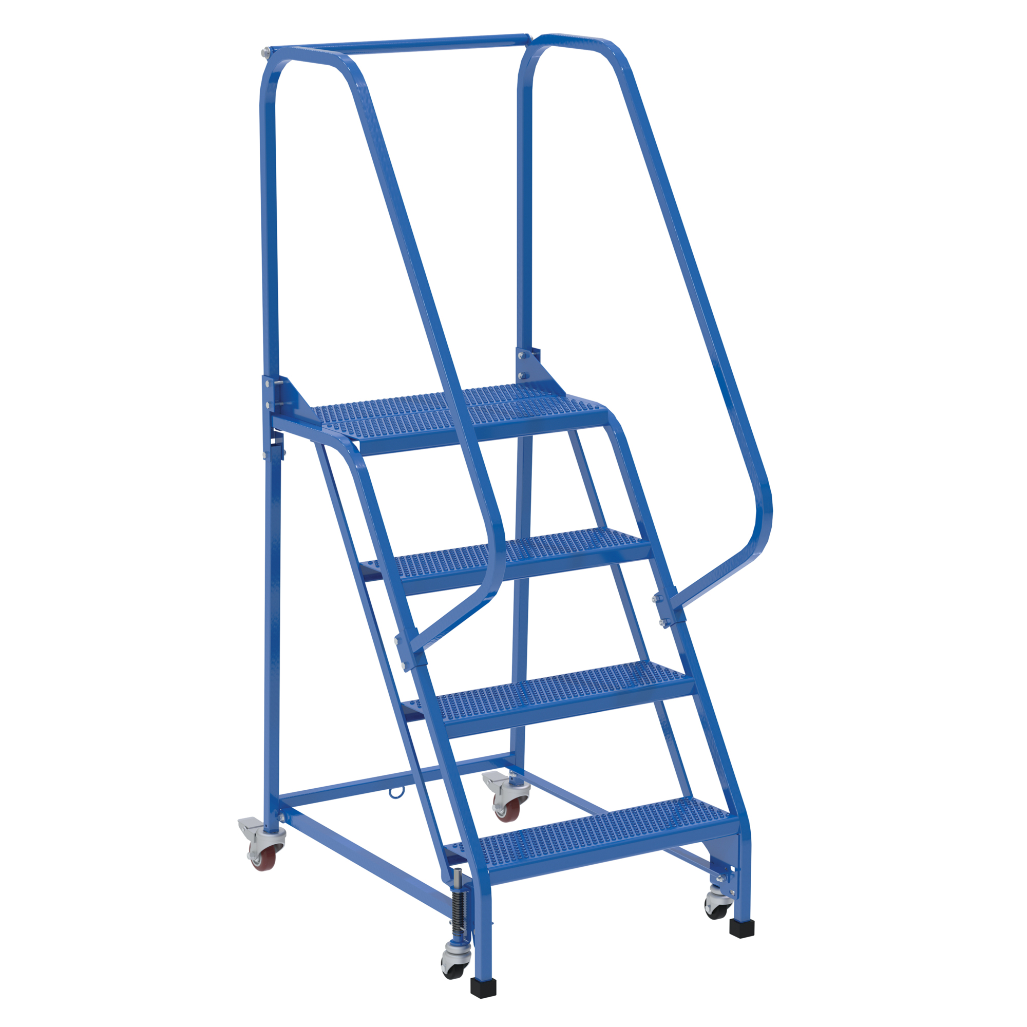 Vestil, 4 Step perforated warehouse ladder, Overall Height 70 in, Steps 4 Material Steel, Model LAD-PW-26-4-P