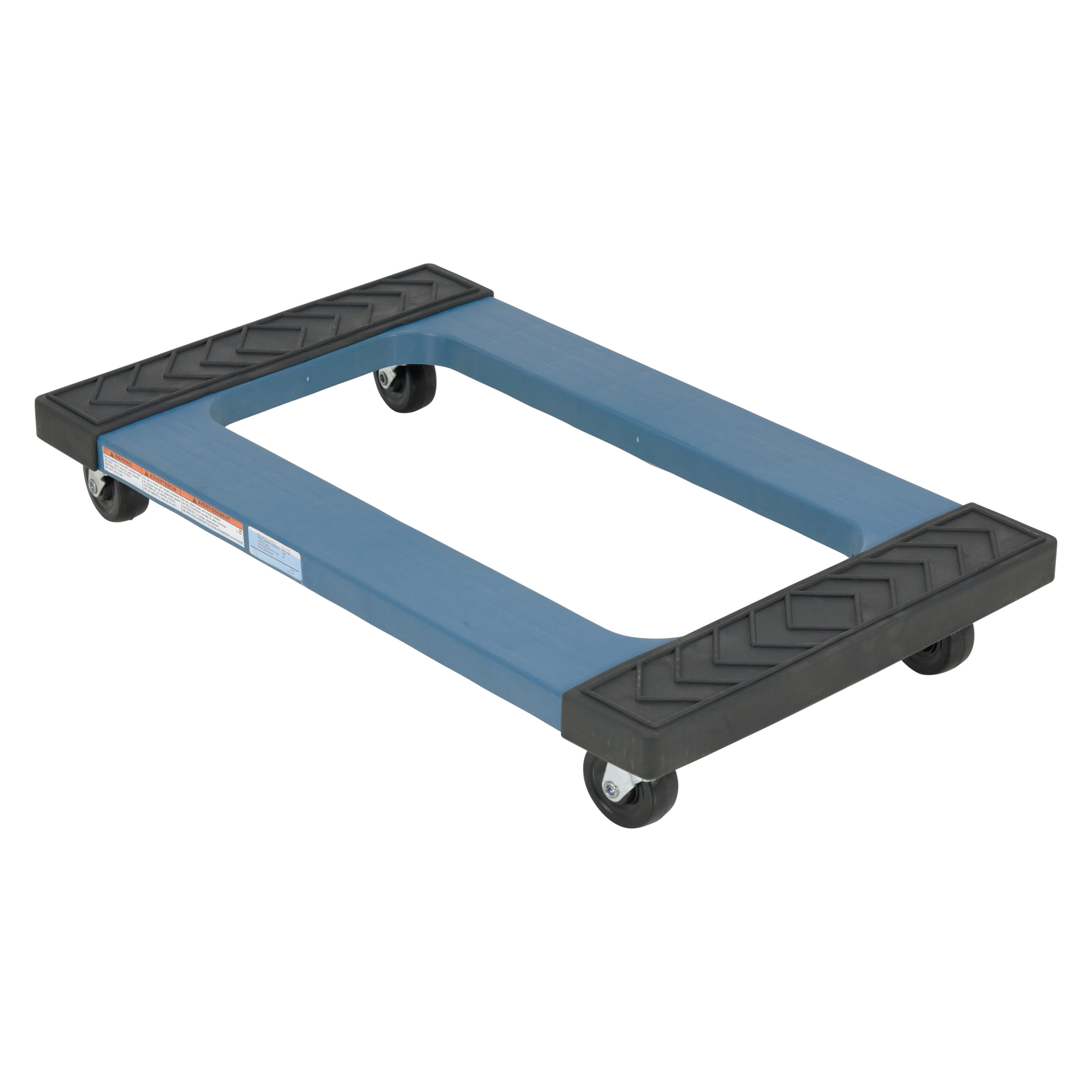Plastic Dolly - 30in. x 18in., 1000-Lb. Capacity, Rubber Ends, Model# - Vestil PDOC-1830