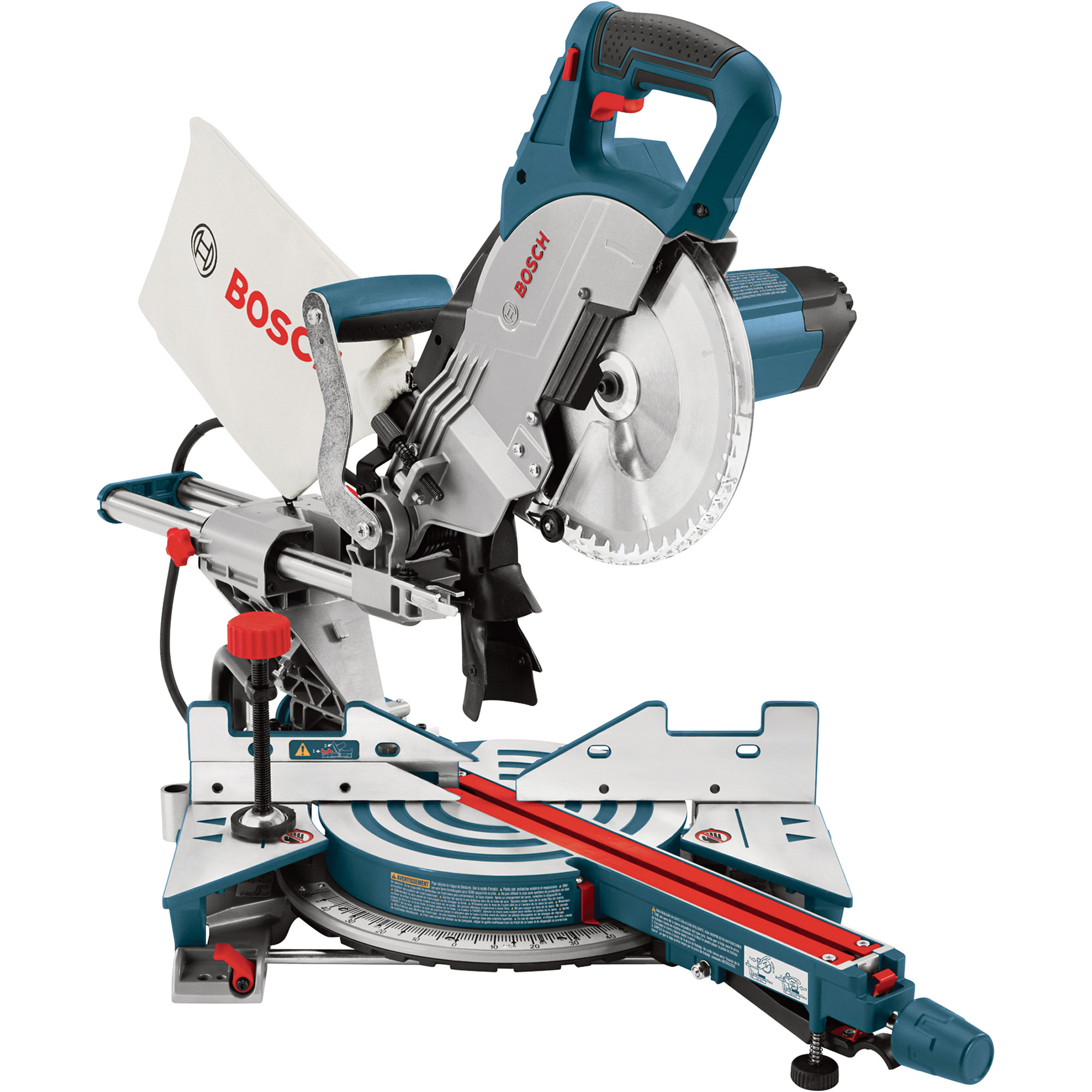 Single-Bevel Sliding Compound Miter Saw, 8.5in., 12 Amp, Model# - Bosch CM8S