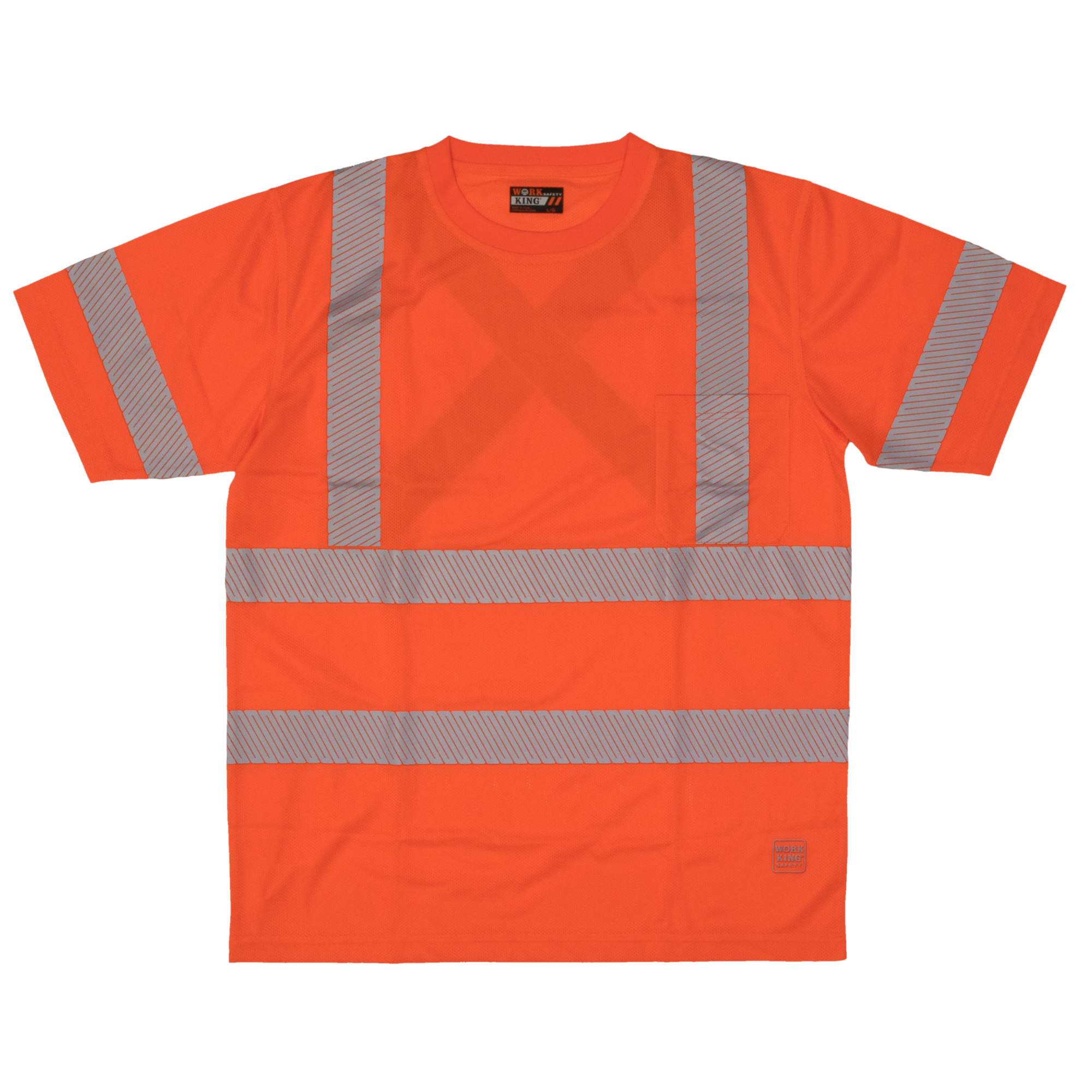 Tough Duck, Short Sleeve Safety T-Shirt, Size S, Model ST071-FLOR-S