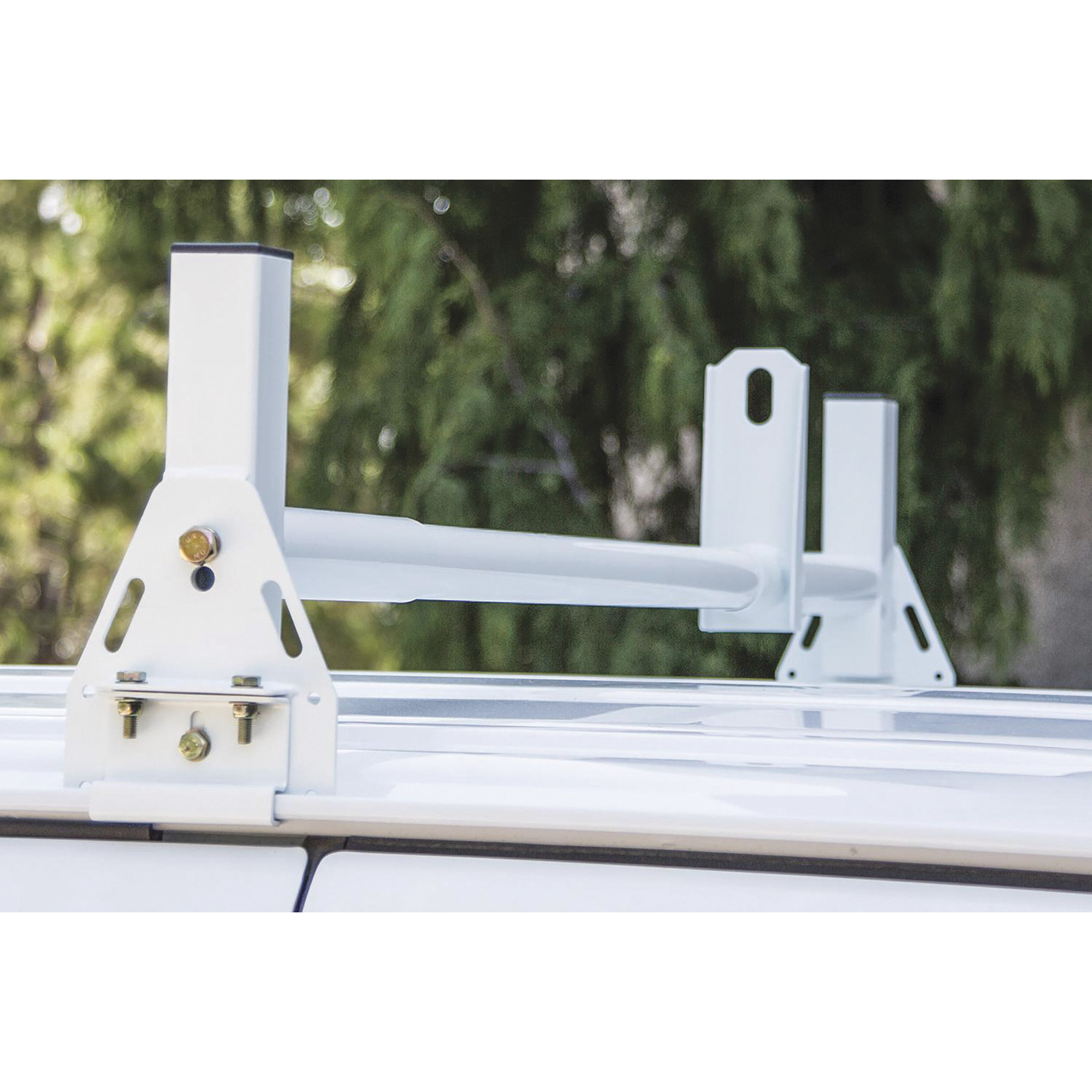 Buyers Products Optional Ladder Rack Crossbar, For Use With Item# 42880, Steel, White, Model 1501311