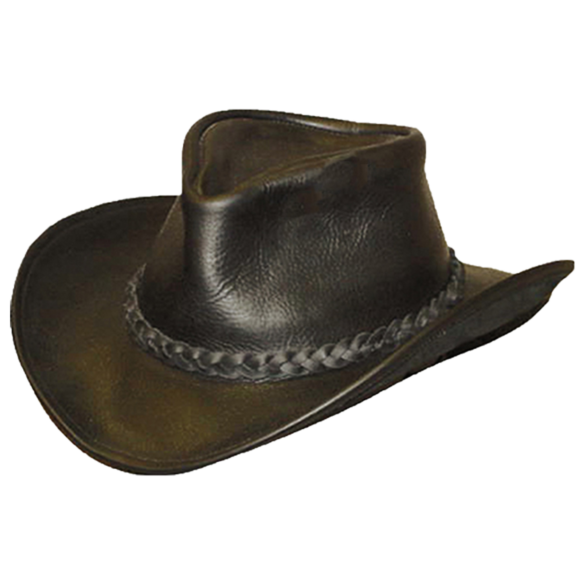 Henschel Hat Company, Coyote Hat, Leather, Size XL, Color Black, Hat Style Hat, Model 1101-39-XL