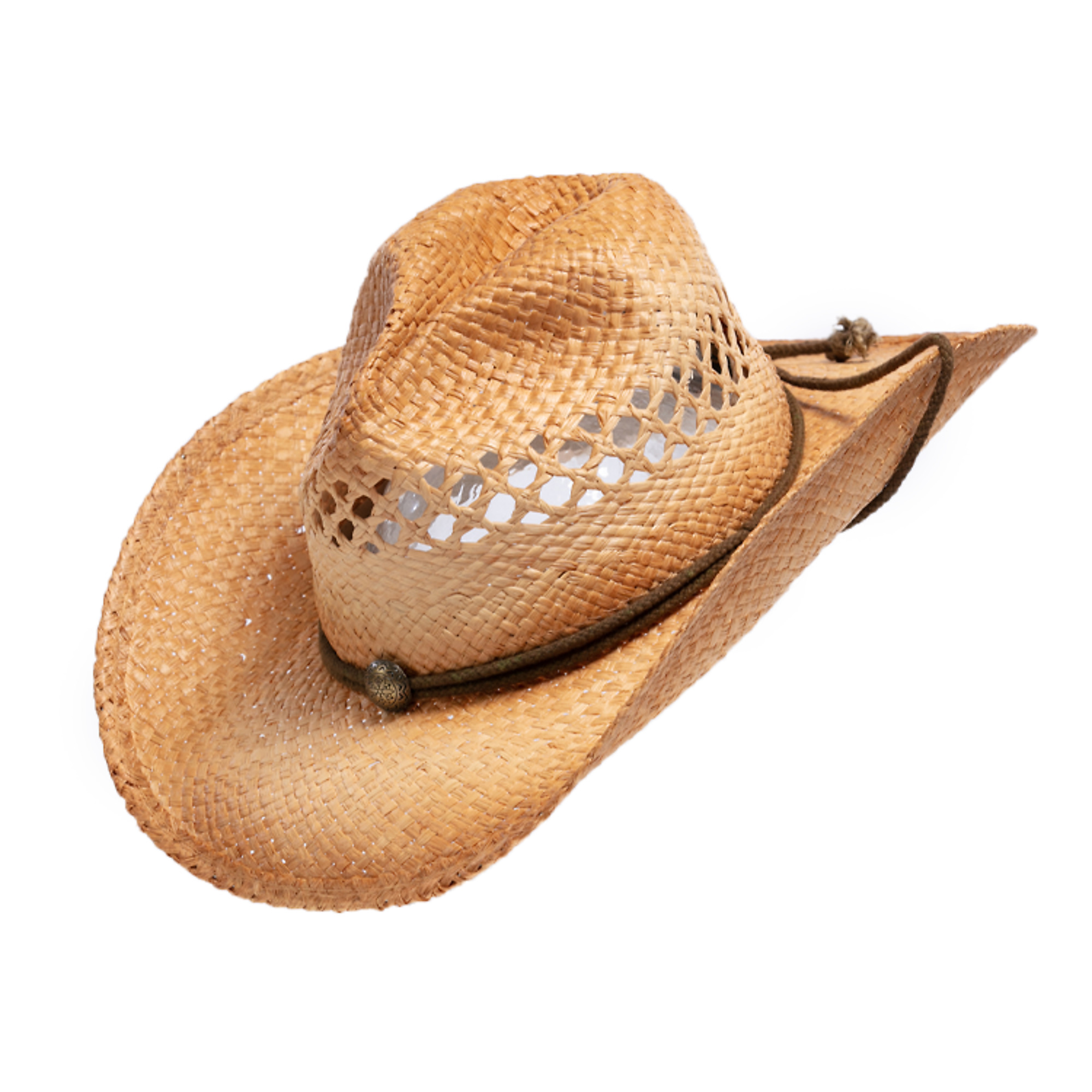 Henschel Hat Company, Alamo Hat, Western Straw, Size L, Color Raffia, Hat Style Hat, Model 3204-43-L