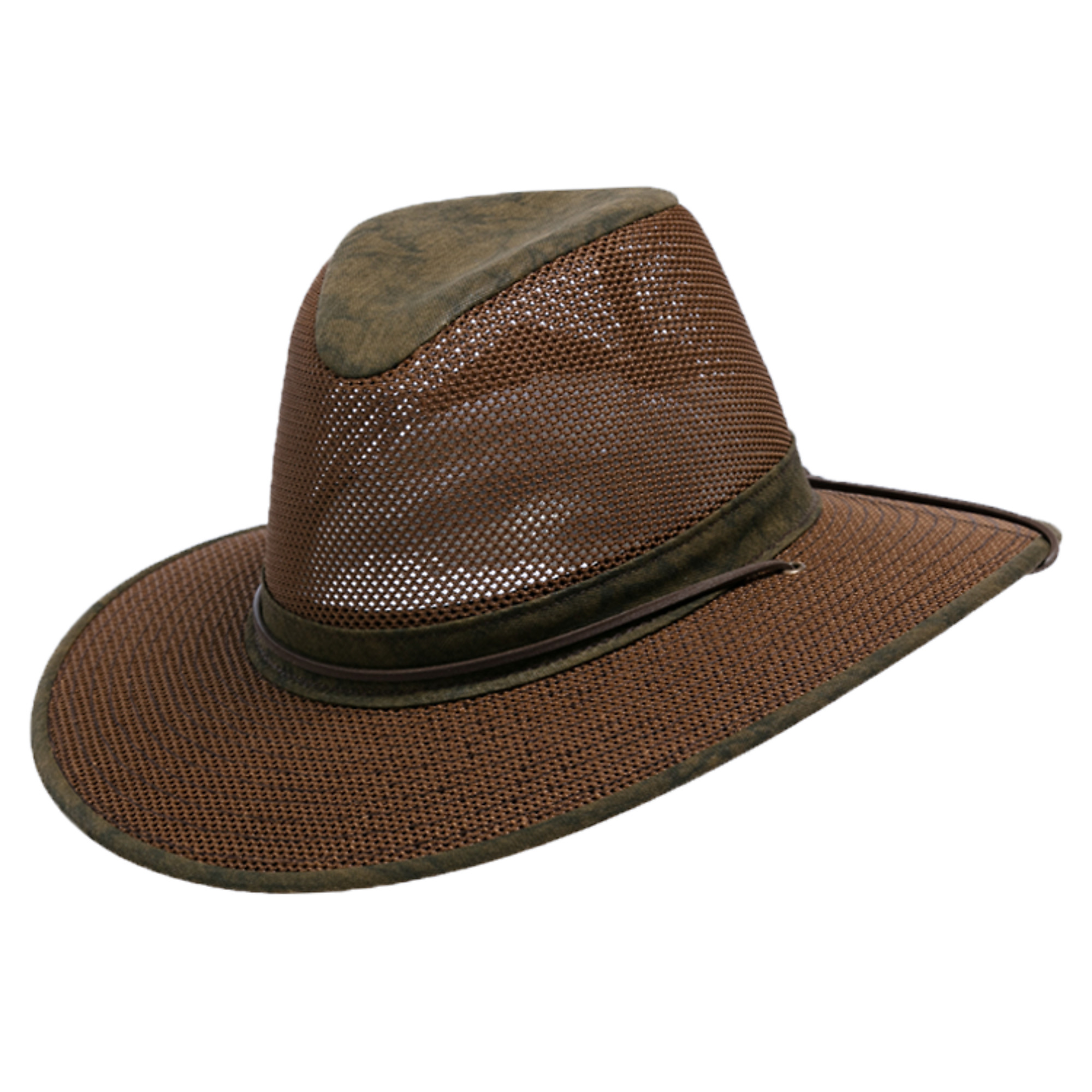 Henschel Hat Company, Orignal Aussie Breezer Hat, UPF 50+, Size 3XL, Color Distressed Gold, Hat Style Hat, Model 5310-59-XXXL