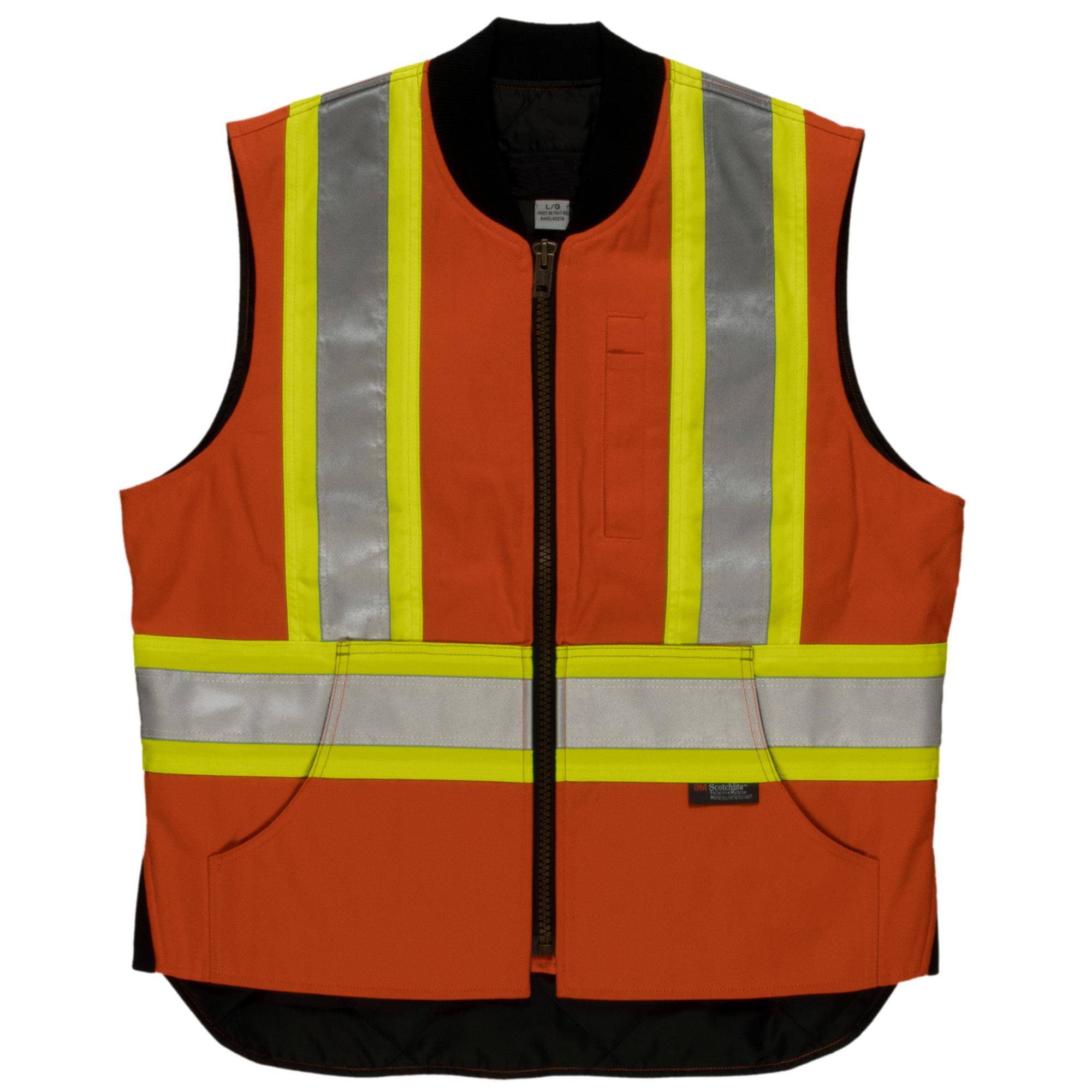 Tough Duck, Duck Safety Vest, Size L, Color ORANGE, Model SV061-ORG-L