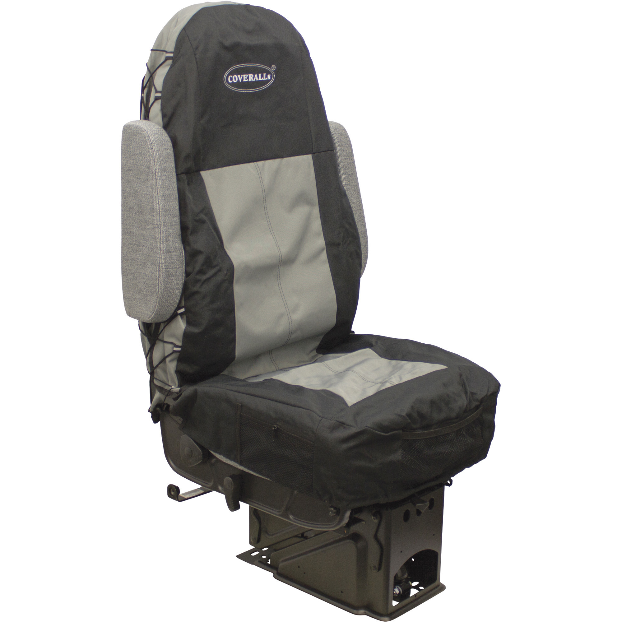 Seats Inc. COVERALLs Truck Seat Cover, Two-Tone Black/Gray, Model 9107