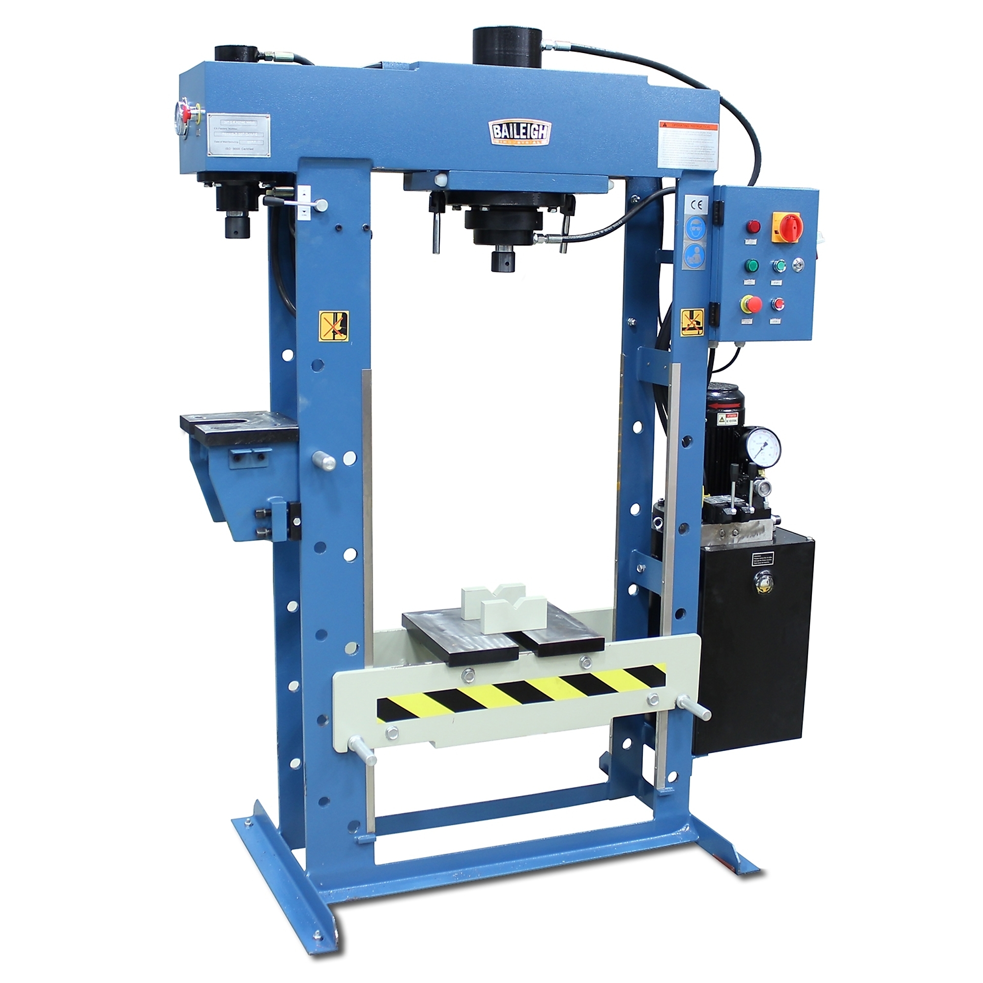 Baileigh, Hydraulic Press, Press Type Hydraulic, Max. Pressure 30 Tons, Model HSP-30M-C
