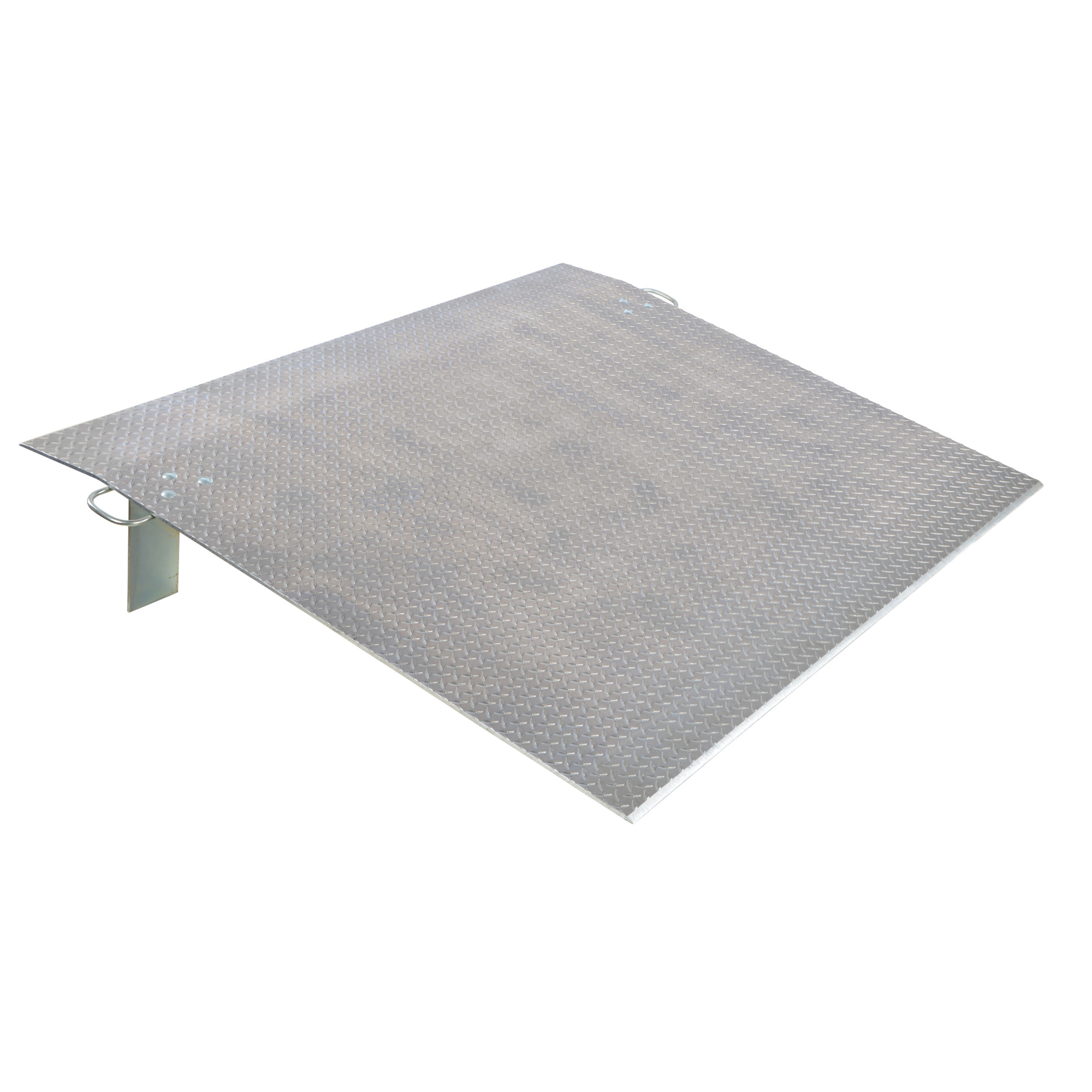 72x60 3/8in.Aluminum economizer dock plate 2.5k, Capacity 2500 lb, Ramp Length 70 in, Ramp Width 72 in, Model# - Vestil E-7260