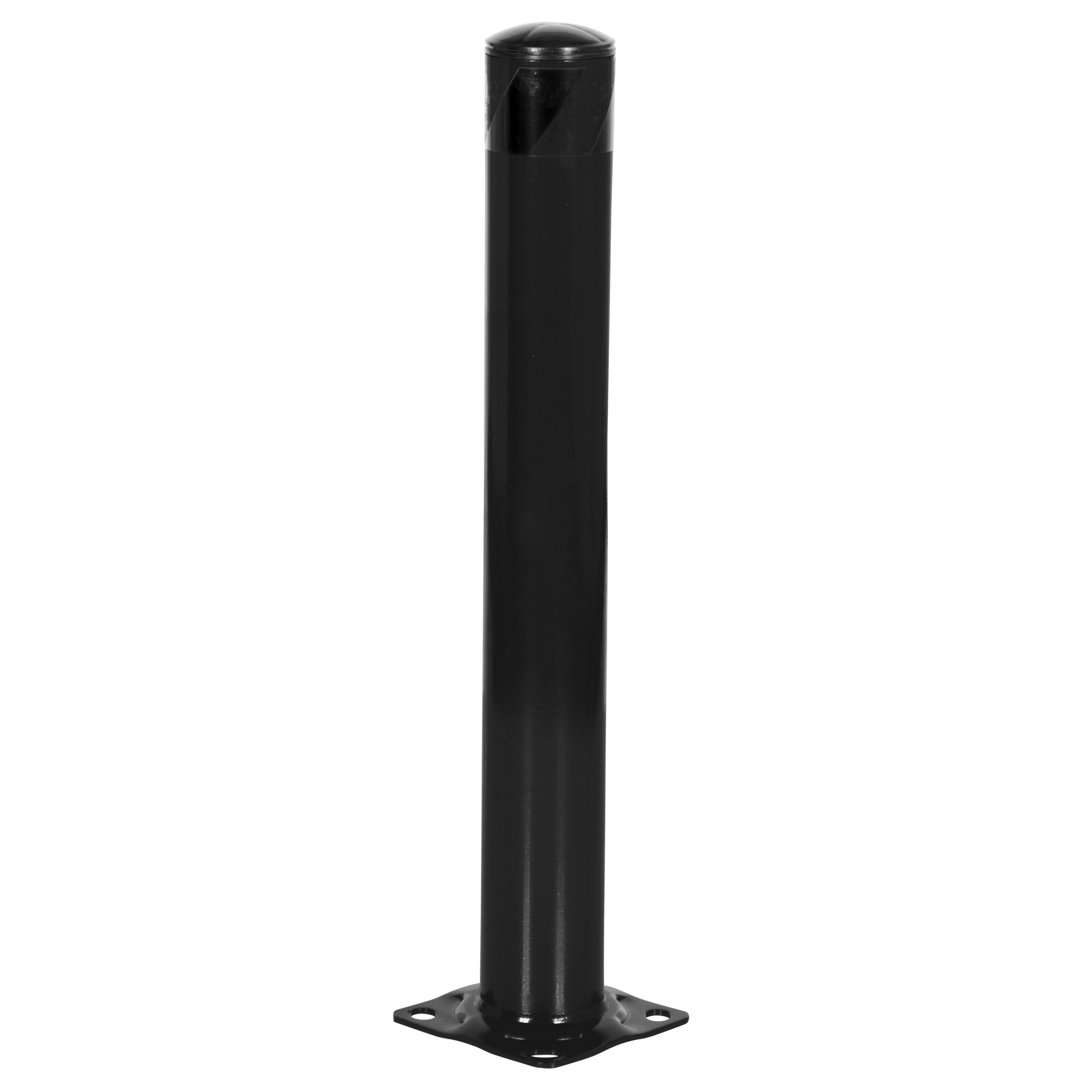 Vestil, 36Inchx4.5Inch Pipe safety bollard black, Height 36 in, Model BOL-36-4.5-BK