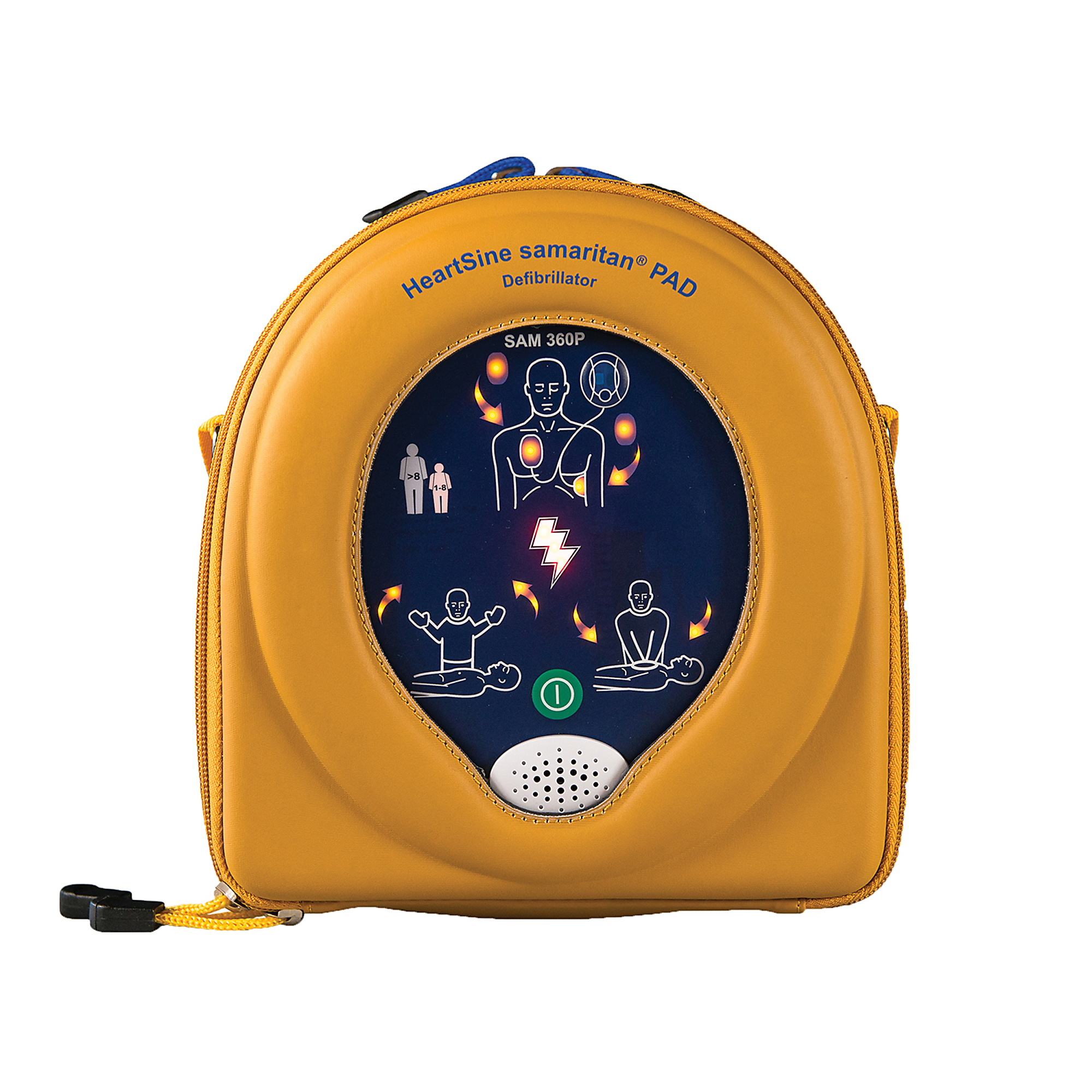 Aero Healthcare, Heartsine SAM 350P AED, AED Type Semi-Automatic, Audio Cues, Visual Cues, Model PAD-350P