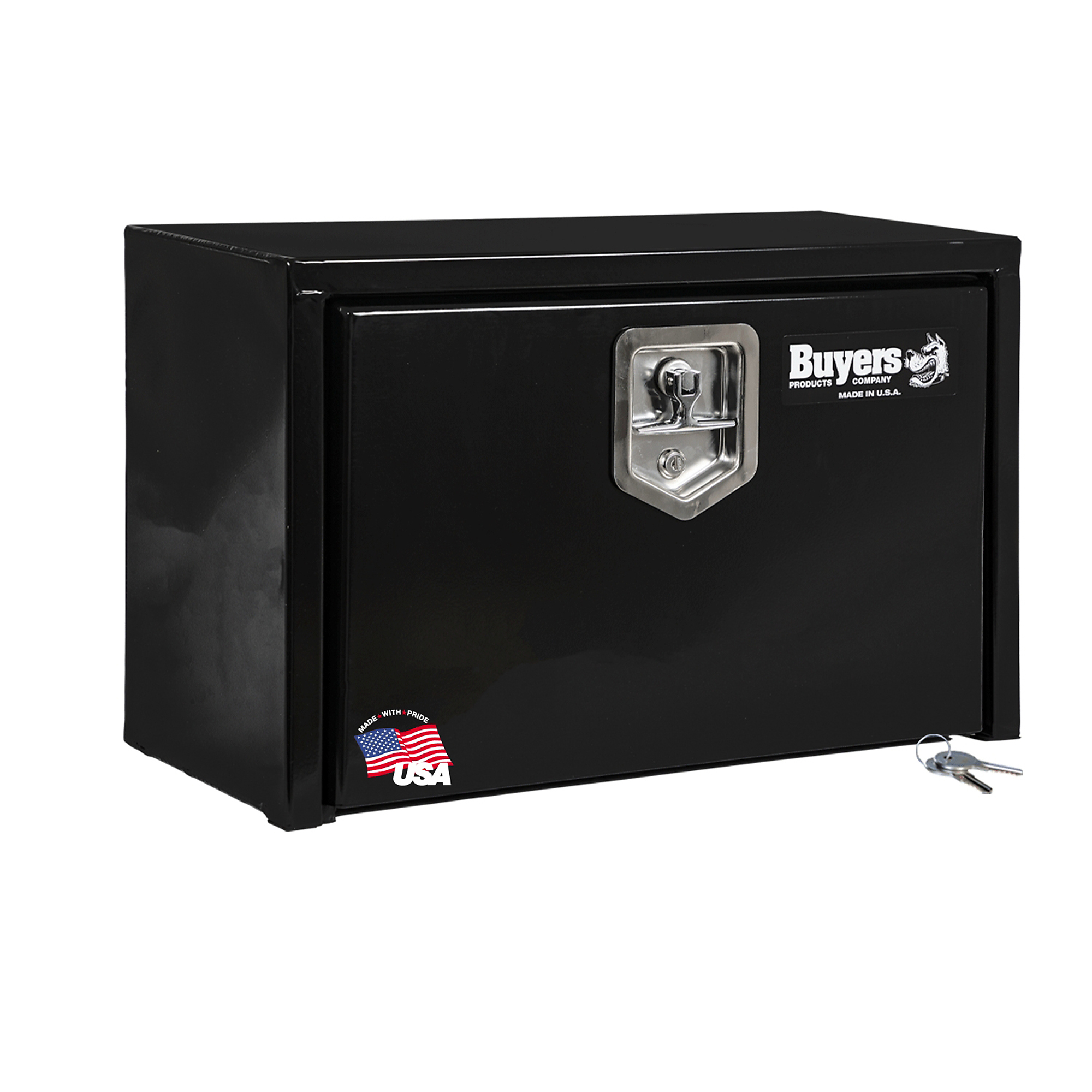 Buyers Products, Underbody Truck Box, Width 24 in, Material Carbon Steel, Color Finish Glossy Black, Model 1703312