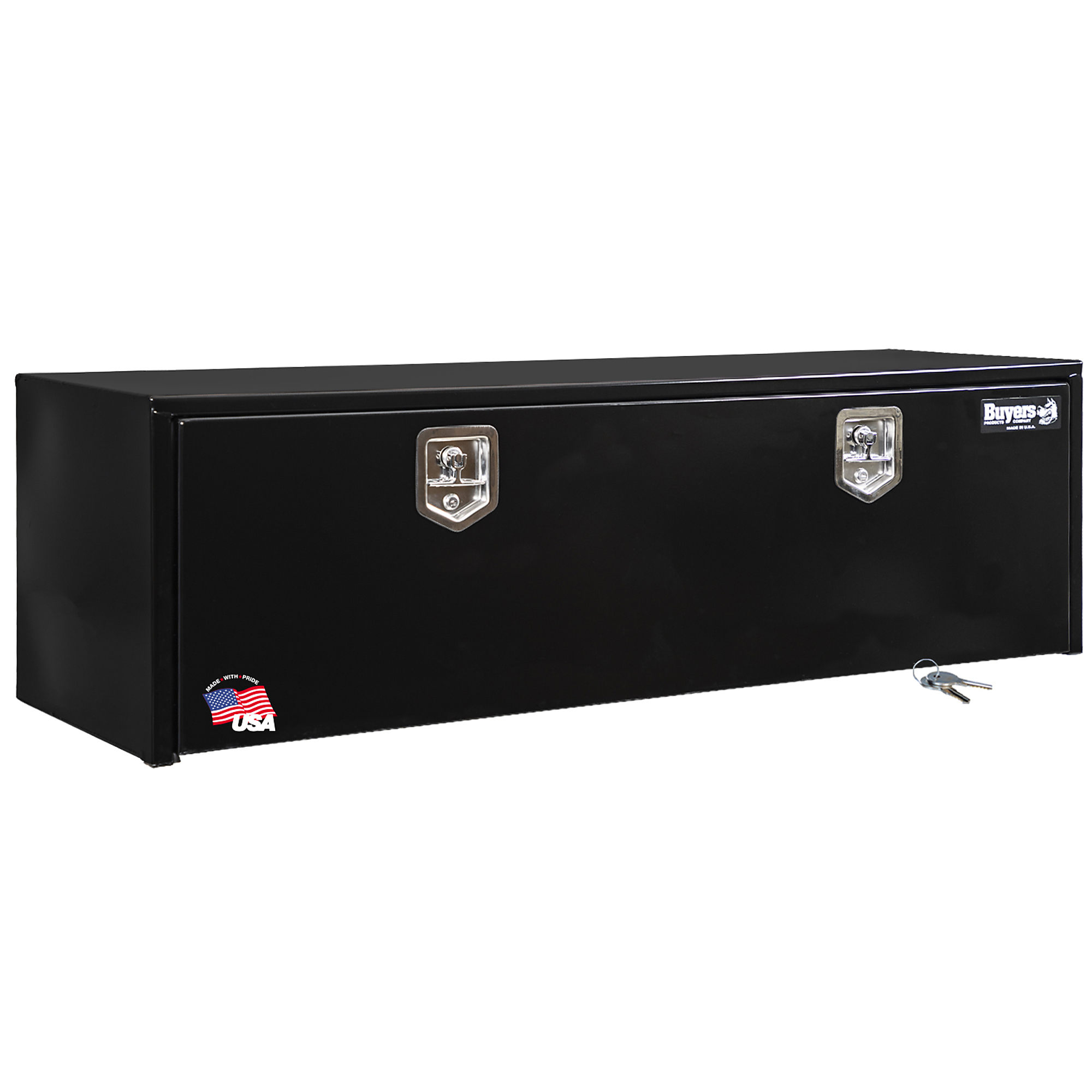 Buyers Products, Underbody Truck Box, Width 60 in, Material Carbon Steel, Color Finish Glossy Black, Model 1702315
