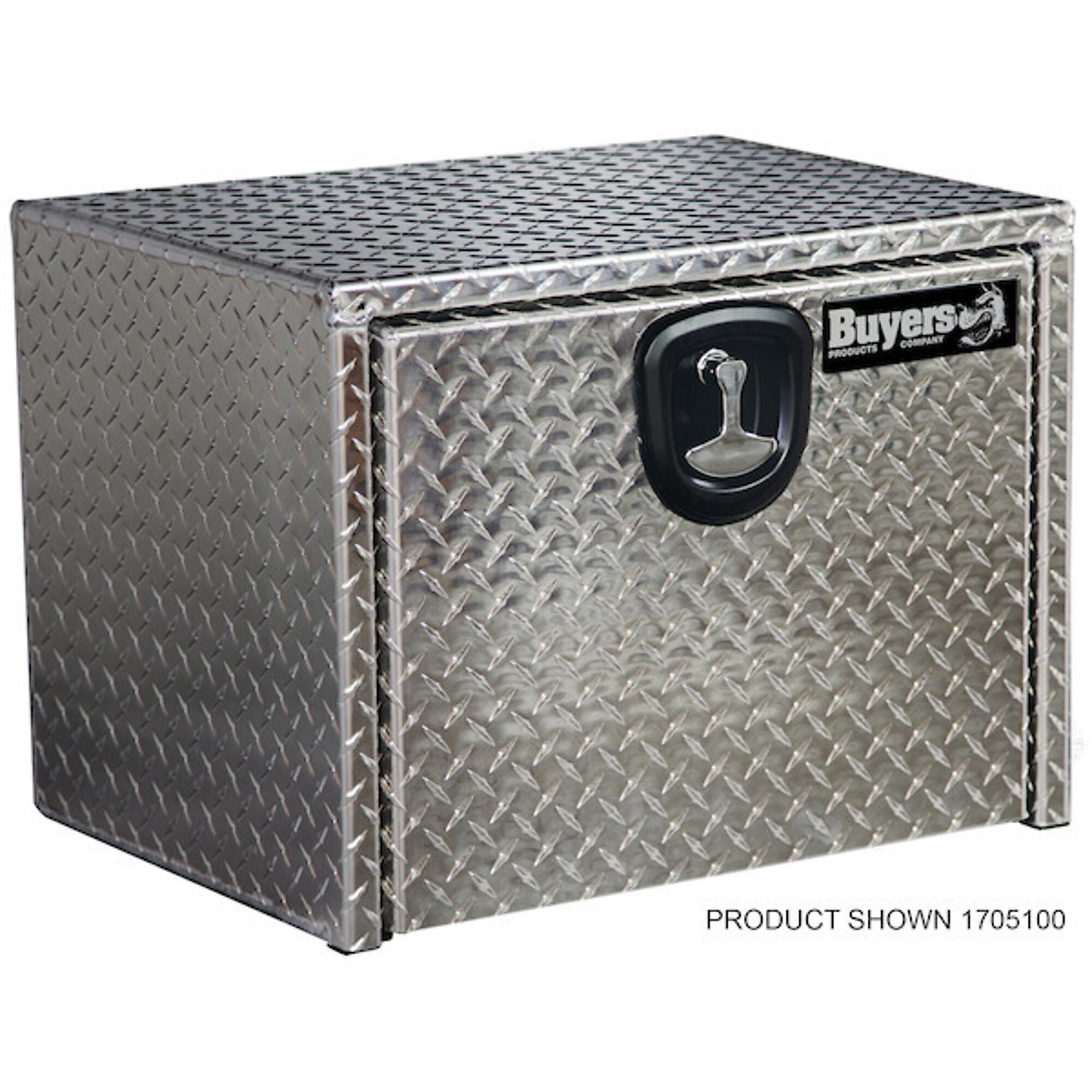Buyers Products, Underbody Truck Box, Width 24 in, Material Aluminum, Color Finish Diamond Plate Silver, Model 1705130