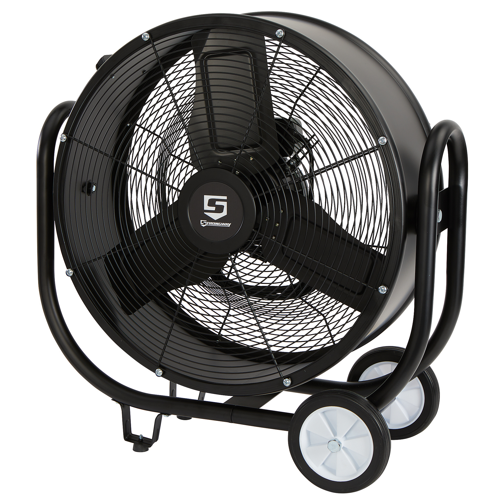 Strongway Portable Tilting Drum Fan, 24Inch, 4900 CFM, 1/8 HP, 120 Volts