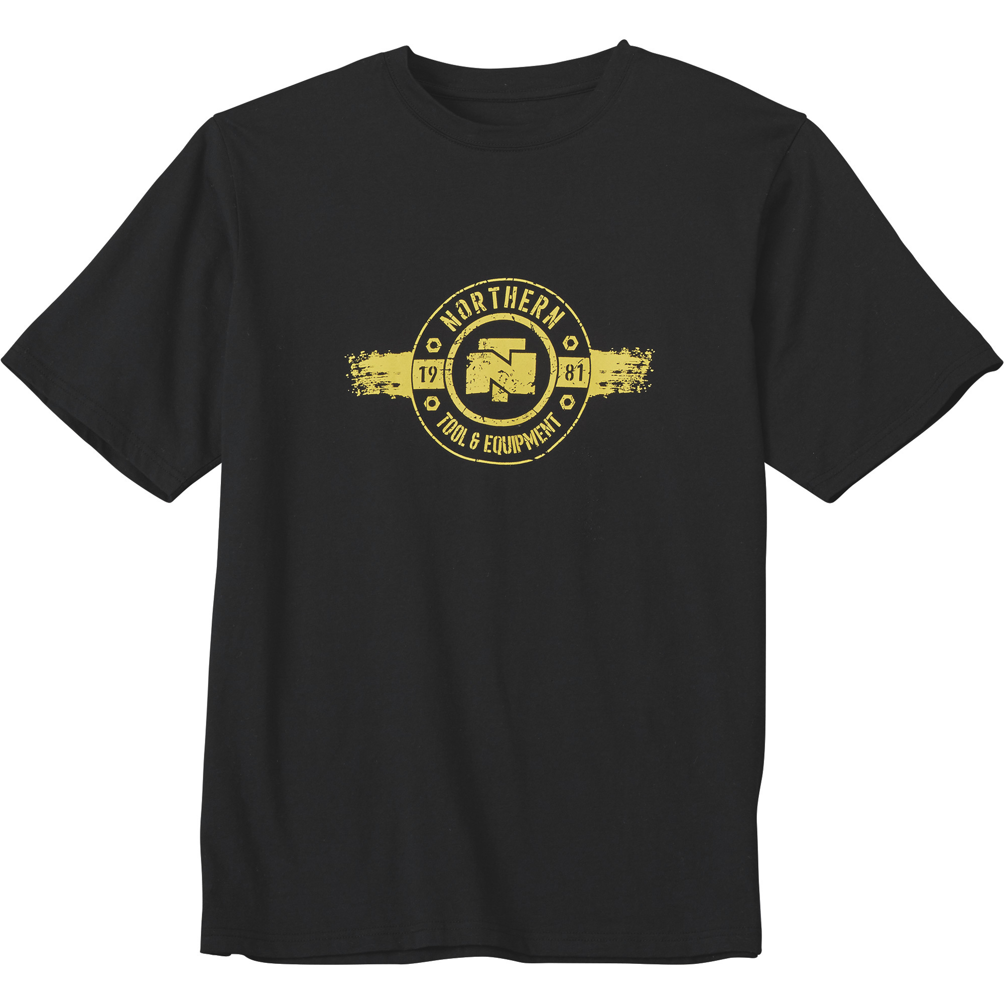 Gravel Gear Men's Short Sleeve T-Shirt with NTE Graphics â Black, 2XL