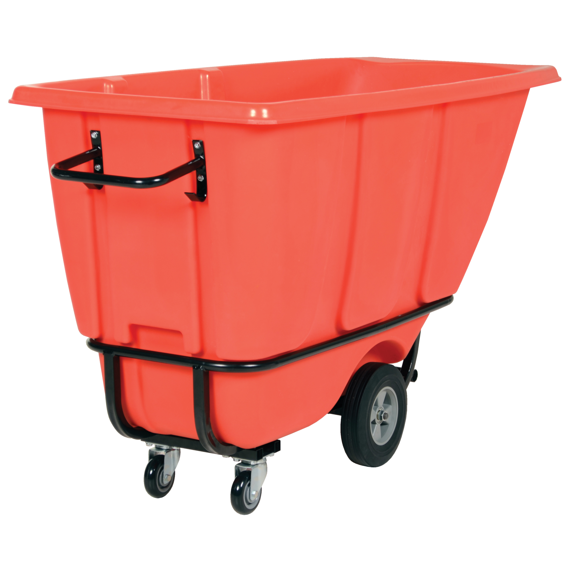 Vestil, .5 CU YD HD Tilt Truck 1.4K Red, Capacity 1400 lb, Color Red, Model TDT-50-HD-RED