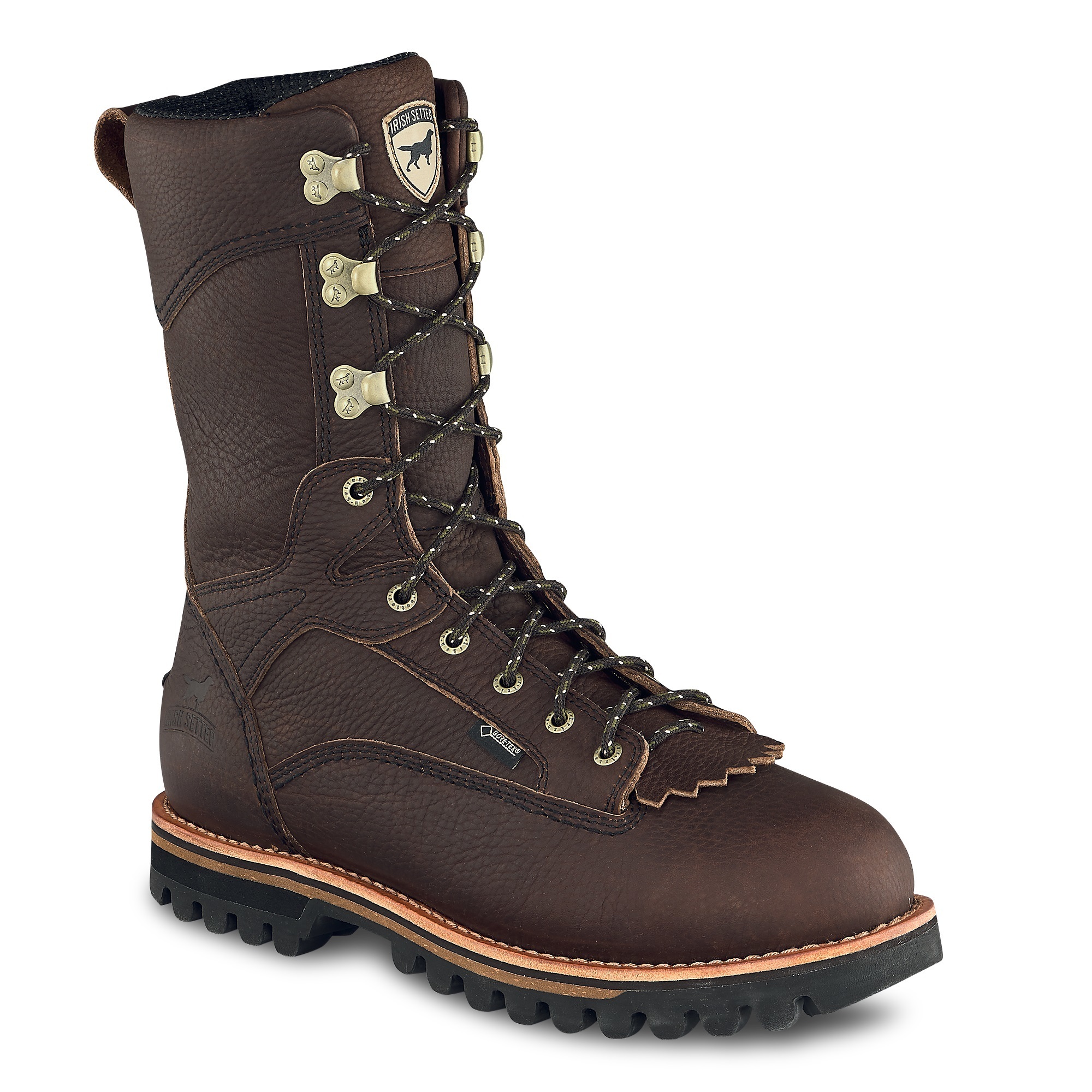 Irish Setter, Elk Tracker 12Inch 1000g Waterproof Hunting Boot, Size 12 Width Medium, Color Brown, Model 860