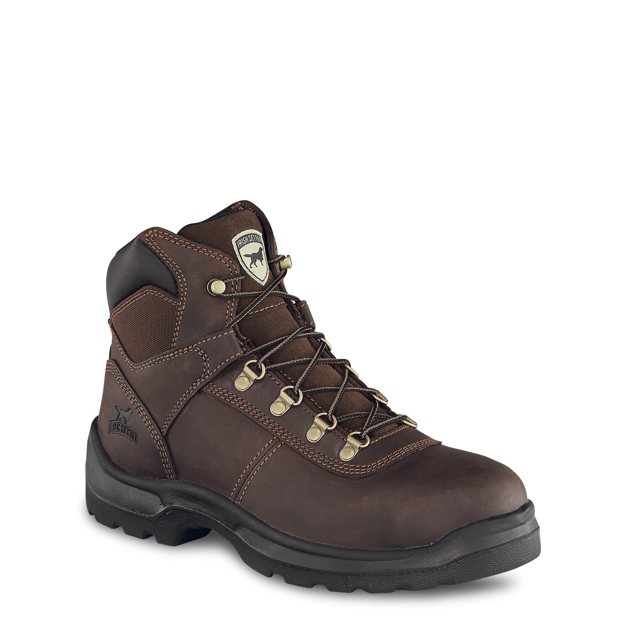 Irish Setter, MEN'S 6Inch HIKER SOFT TOE BOOT, Size 8, Width Medium, Color Brown, Model 83607