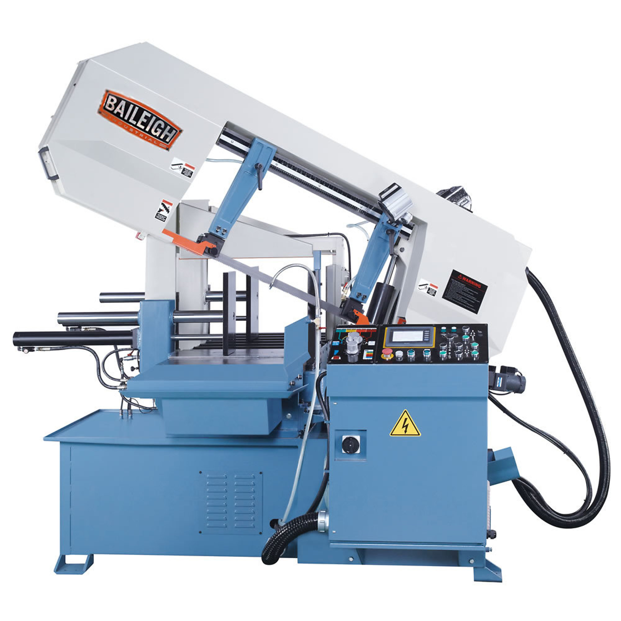 Baileigh Automatic Metal Cutting Band Saw, 5 HP, Volts 220, Model BS-24A
