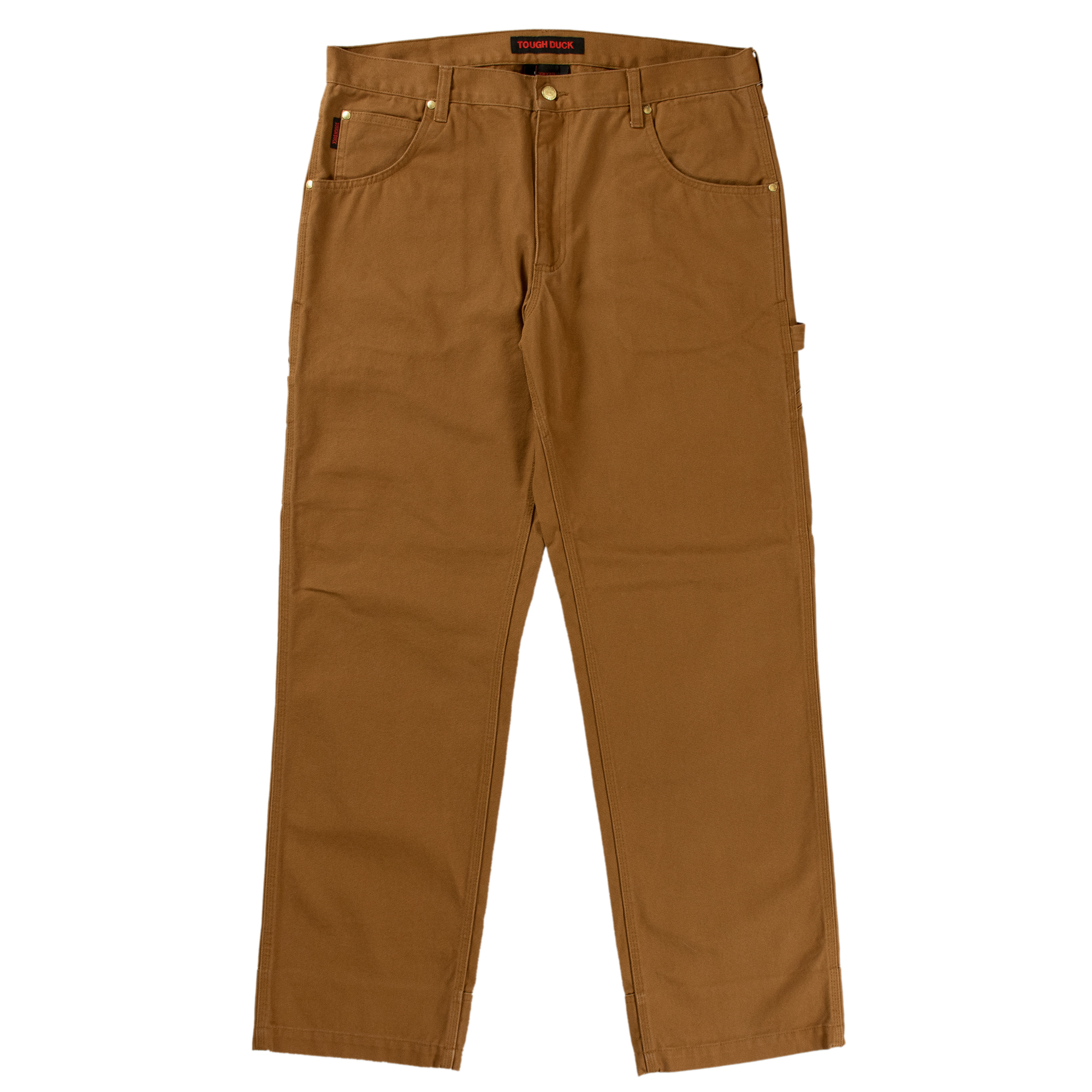 Tough Duck, Washed Duck Pant, Waist 40 in, Inseam 30 in, Color Brown, Model WP020