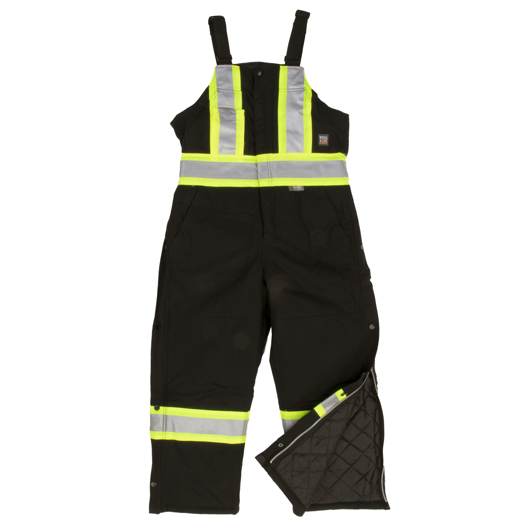 Tough Duck, Insulated Safety Overall, Size XL, Color Black, Model S75711