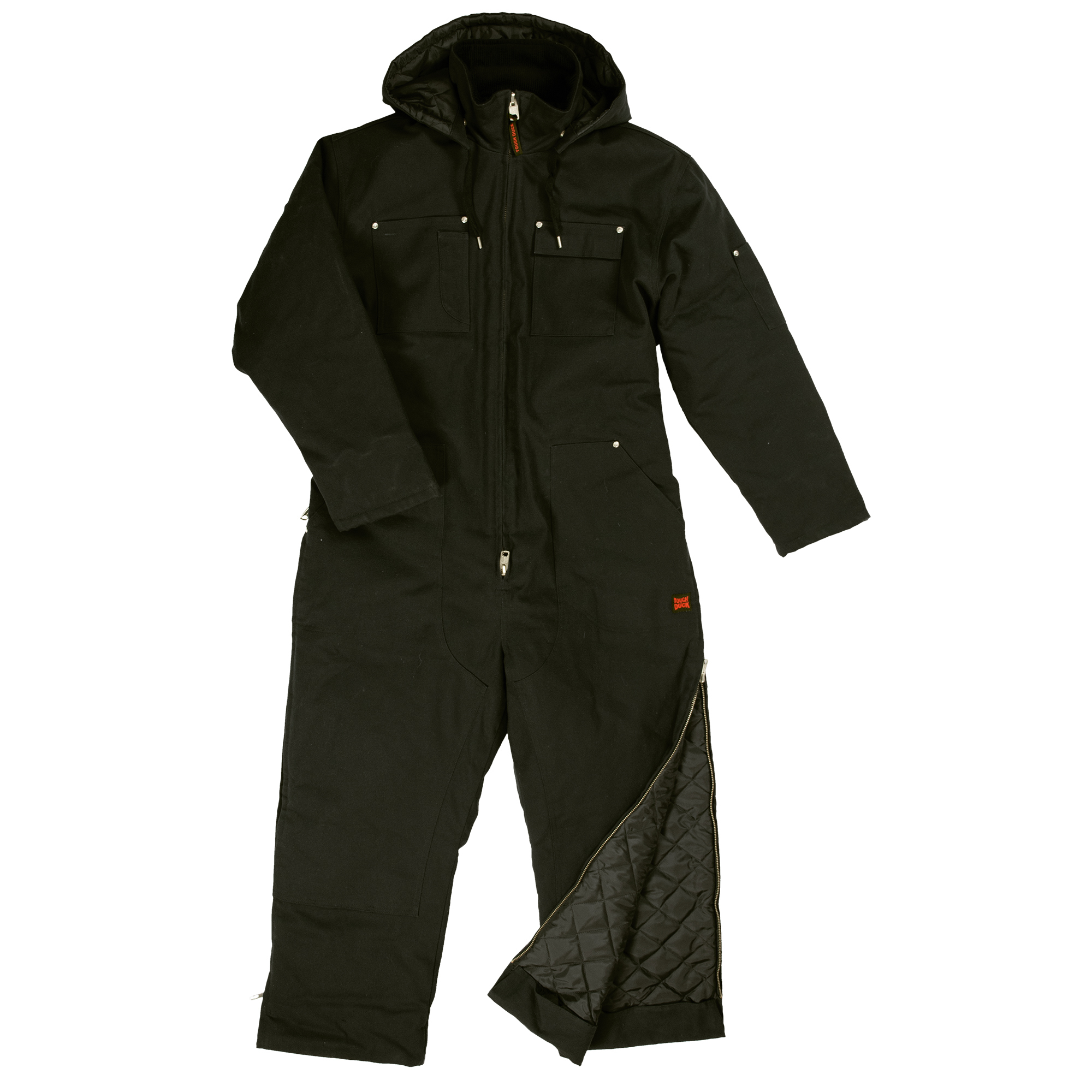 Tough Duck, Insulated Duck Coverall, Size 2XL, Color Black, Model WC011