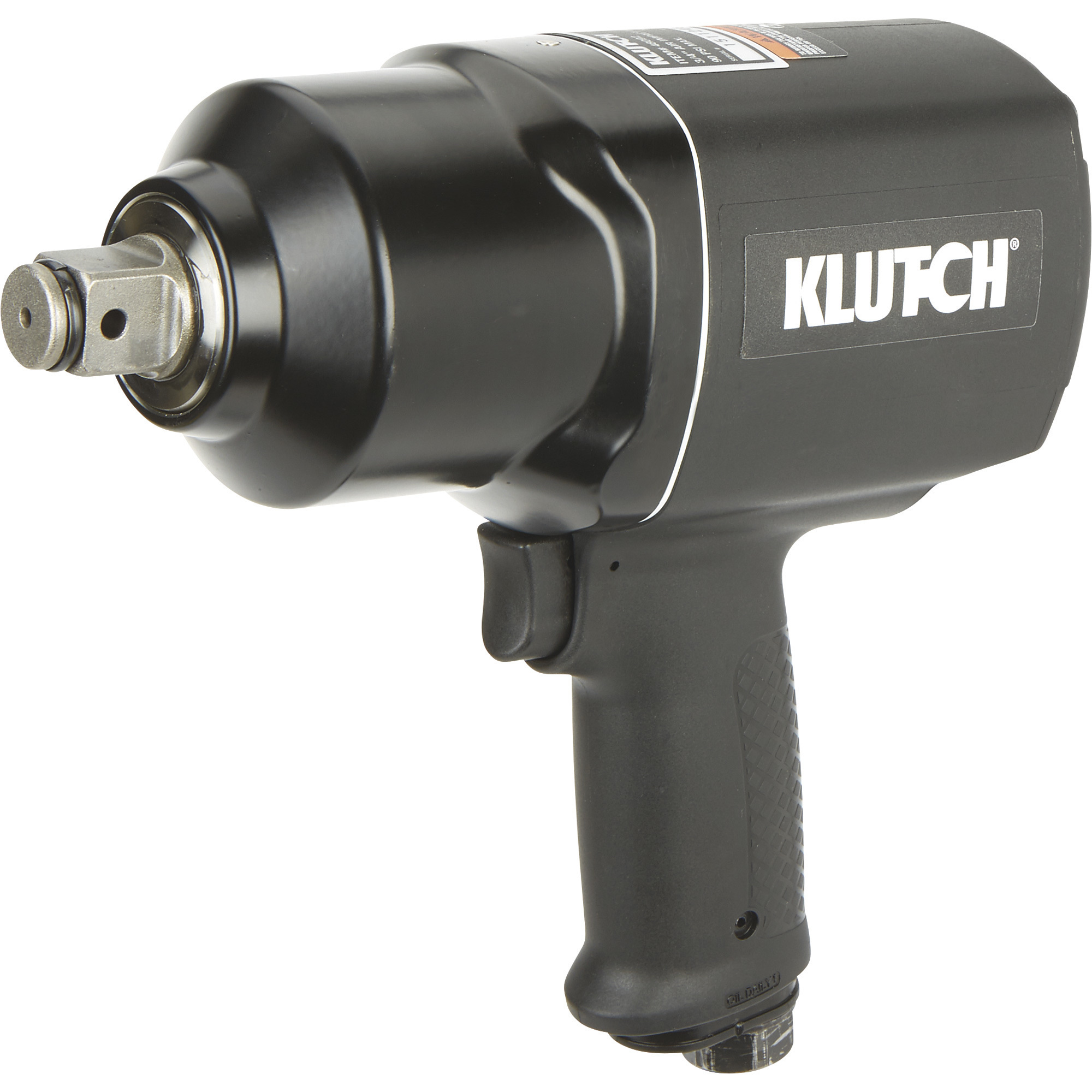 Klutch Air Impact Wrench, 3/4Inch Drive, 1500 Ft./Lbs. Torque, 7 CFM