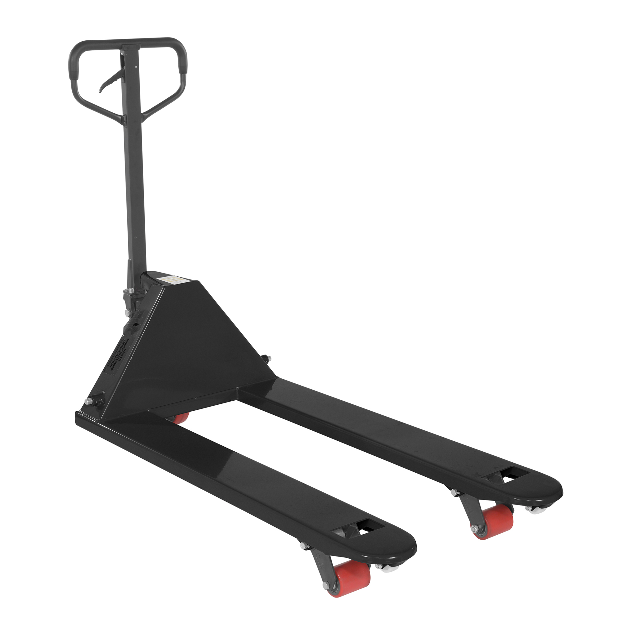 Vestil, Full Featured Pallet Truck 5.5k 27 x 48 black, Load Capacity 5500 lb, Fork Length 48 in, MInch Lift Height 2.875 in, Model PM5-2748-BK