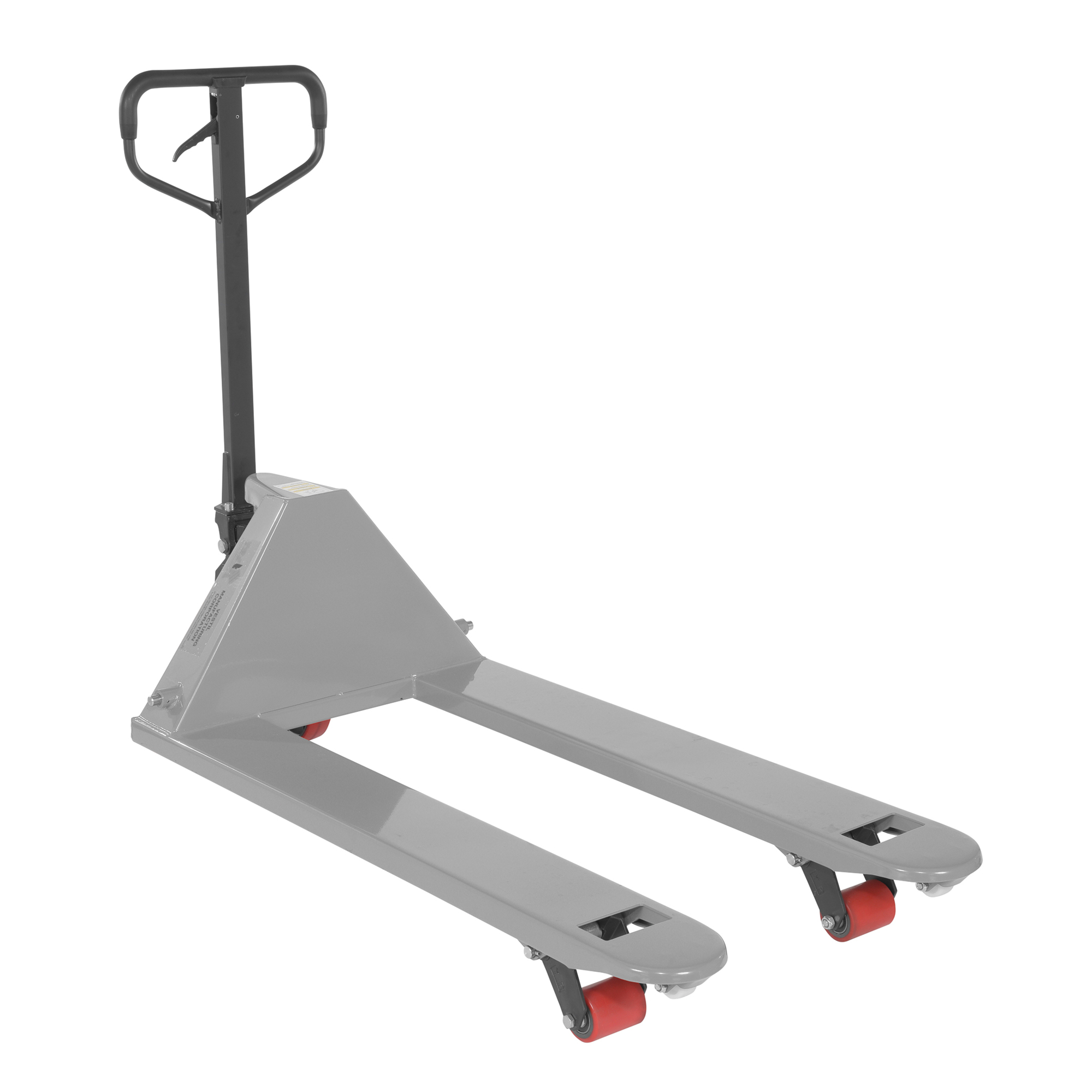 Vestil, Full Featured Pallet Truck 5.5k 27 x 48 silver, Load Capacity 5500 lb, Fork Length 48 in, MInch Lift Height 2.875 in, Model PM5-2748-SL