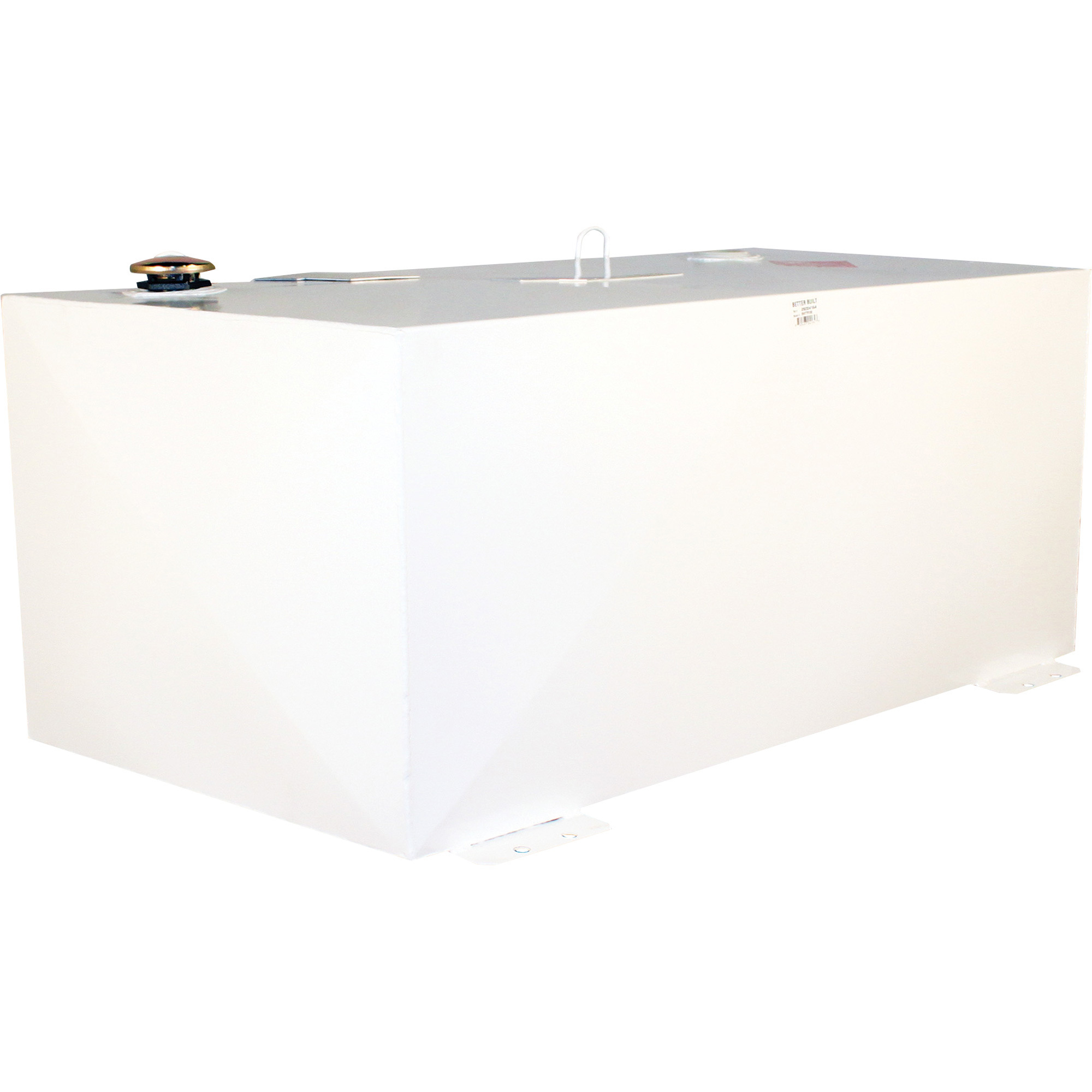 Better Built Steel Transfer Fuel Tank, 200 Gallon, Rectangular, White, Model 37224244