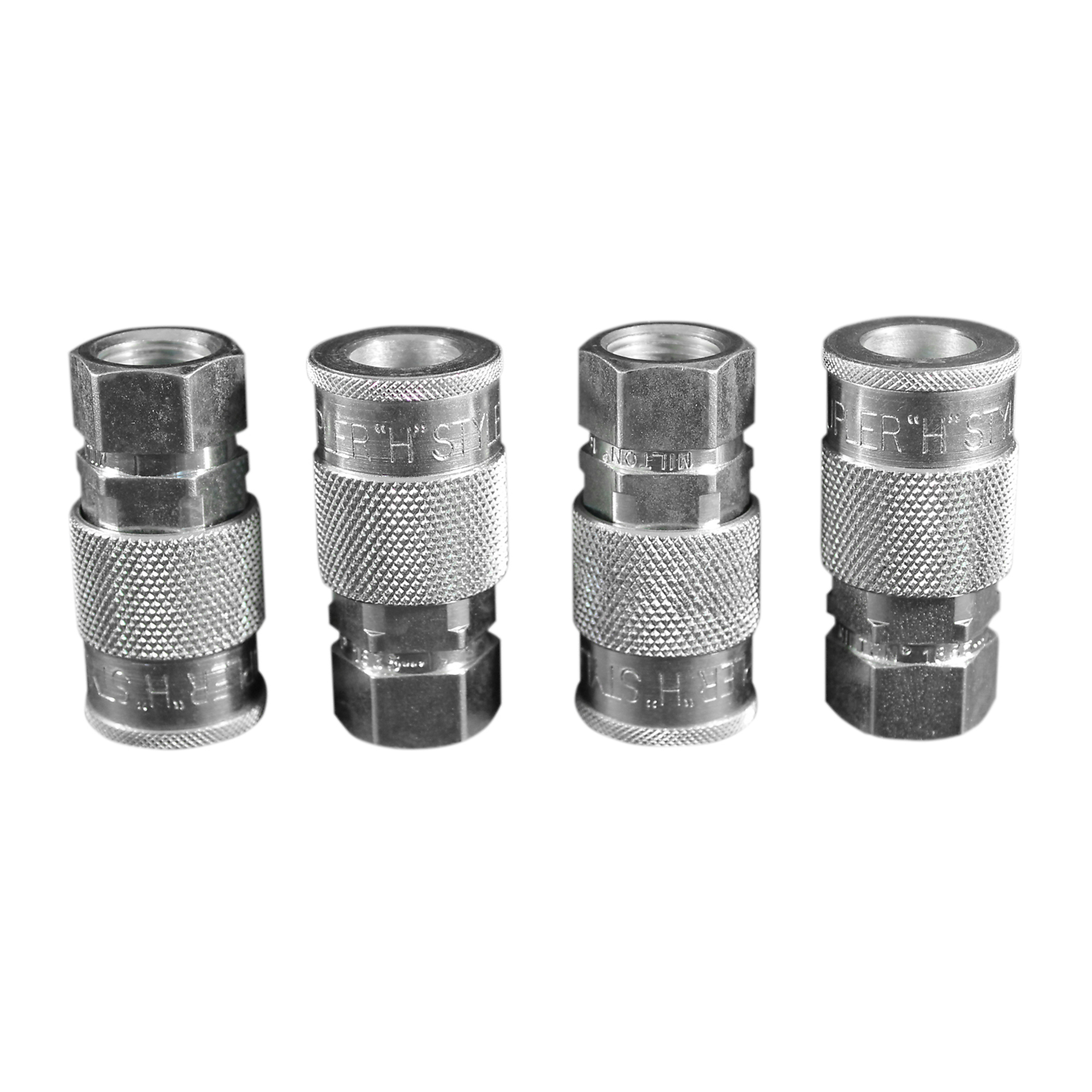 Milton, 3/8Inch Female Body H-Style - 4 Pack, Coupler Size 3/8 in, Model s-1835-4