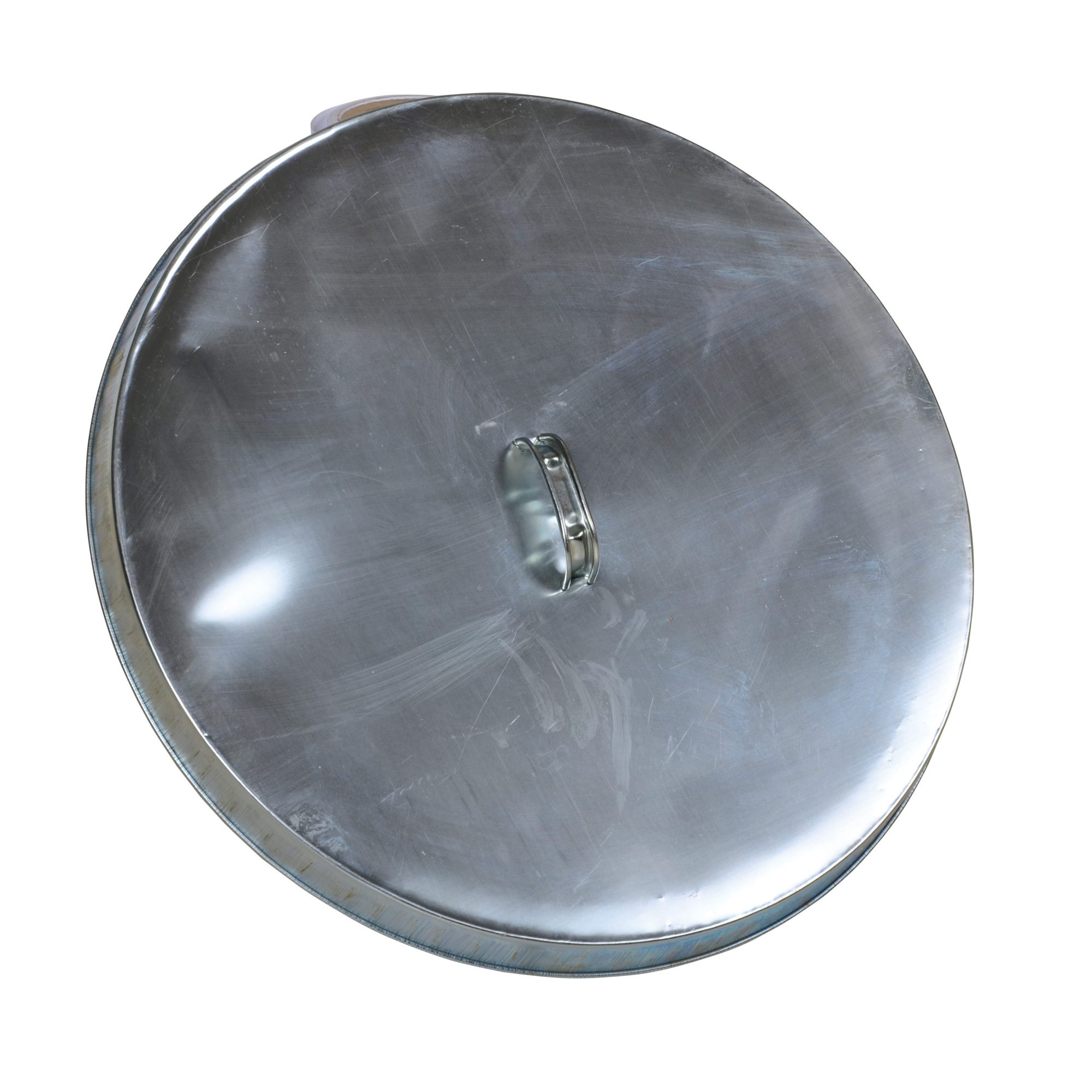 Vestil, Open head drum cover with handle, Diameter 25 in, Material Steel, Model DC-245-H