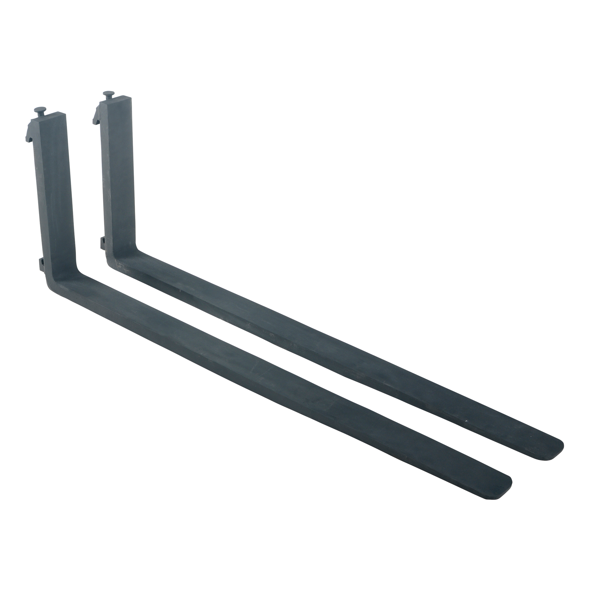 Vestil, 48x1.25 carriage pin forged steel forks 3k, Load Capacity 3000 lb, Fork Length 48 in, Model F4-1.25-48-CPL