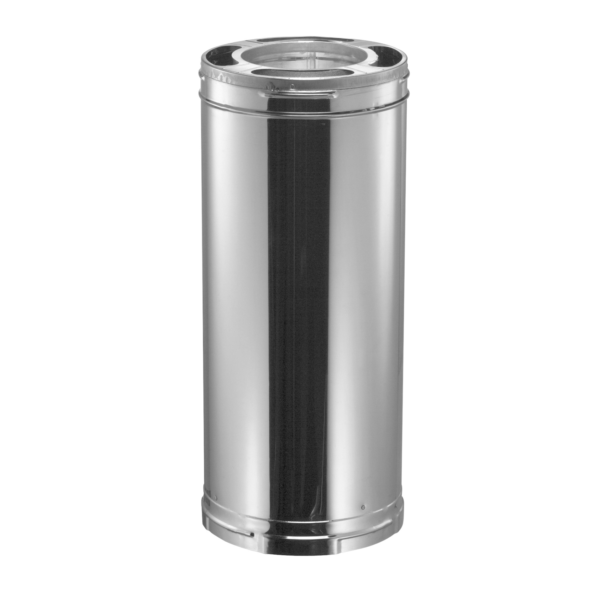 6Inch Diameter 12Inch Length SS Chimney Pipe, Included (qty.) 1 Material Stainless Steel, Model - DuraVent 6DP-12SS