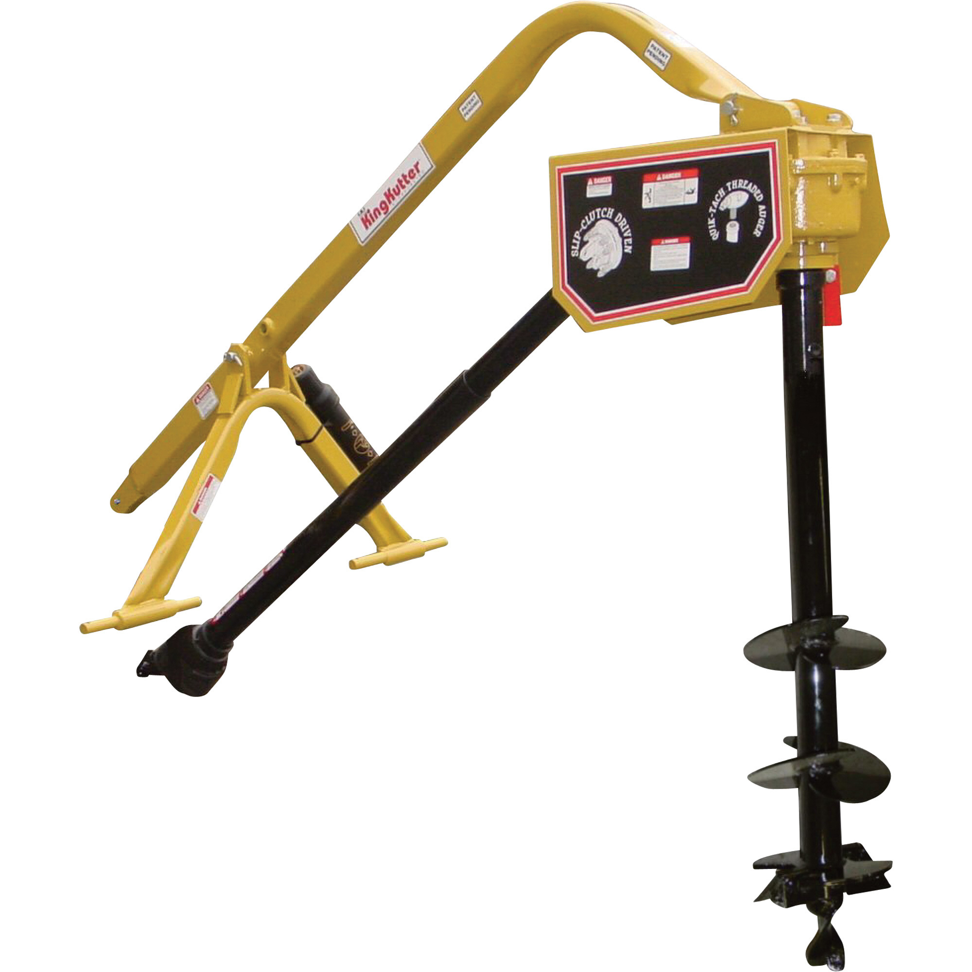 PTO Posthole Digger — With 9Inch Auger, Model - King Kutter PHD-09-SC-YK