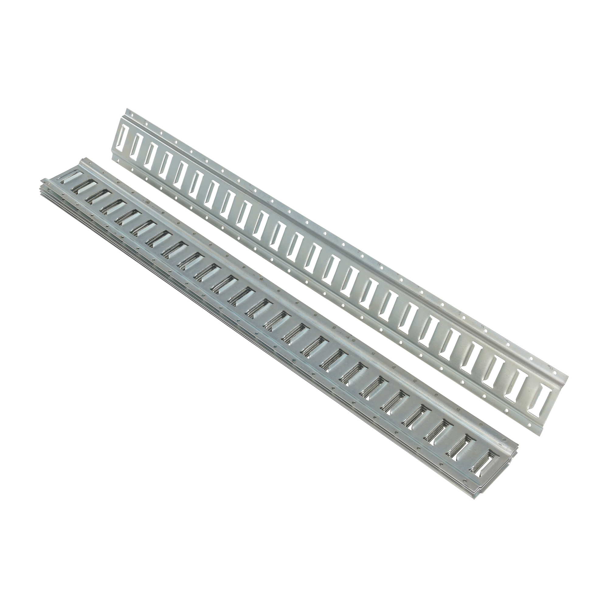 E-Track - 49in. x 6in., Zinc Plated, Model# - Vestil E-TRK-4-ZN-6PK