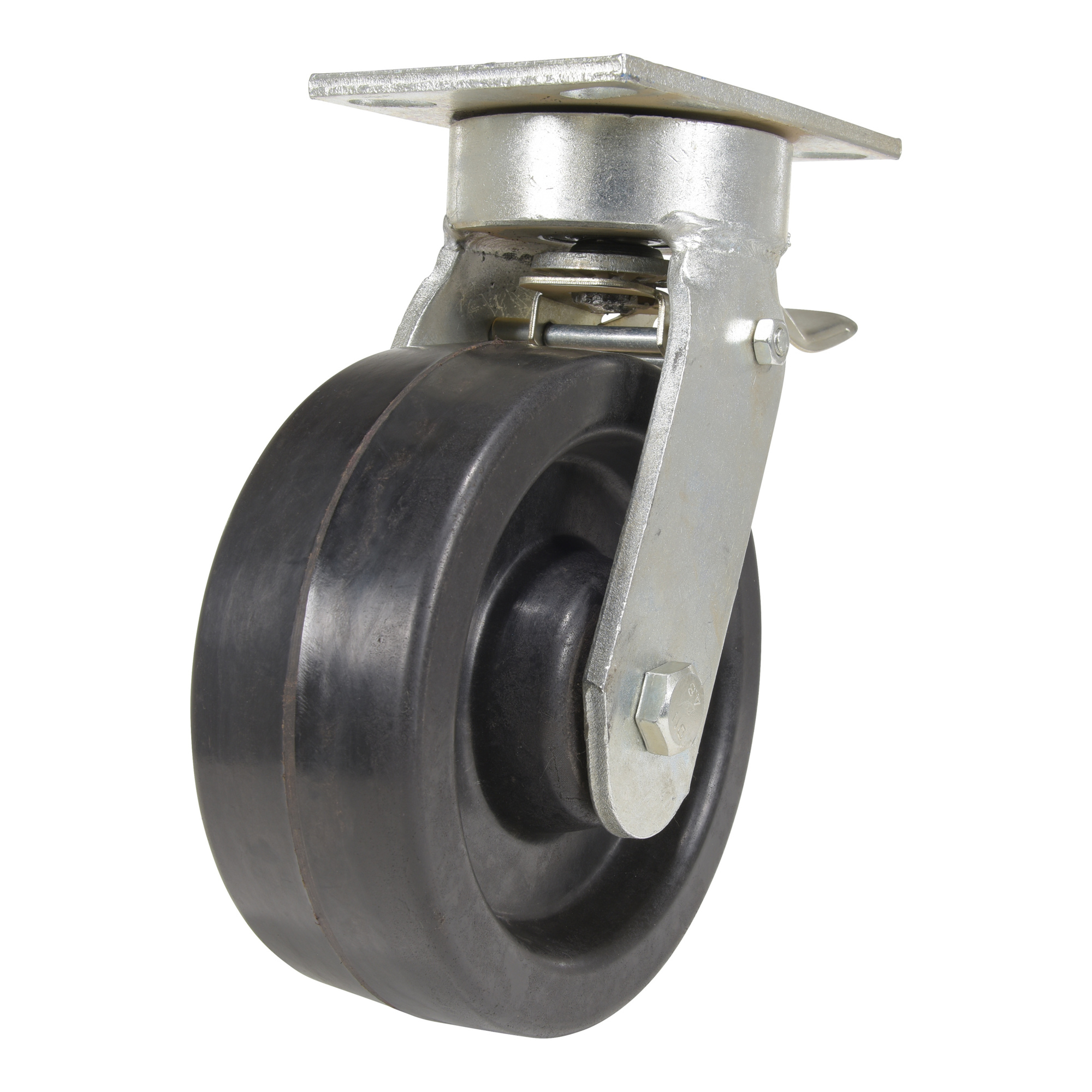 Vestil, Phenolic swivel with total lock caster, Wheel Diameter 8 in, Package (qty.) 1 Model CST-PHF-8X3-S-L