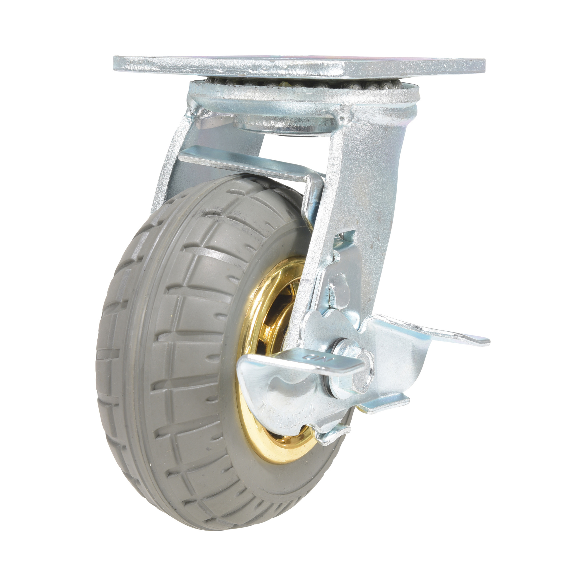 Vestil, Flat free swivel with brake caster 5Inchx2Inch, Wheel Diameter 5 in, Package (qty.) 1 Model CST-VE-5X2FF-SWB