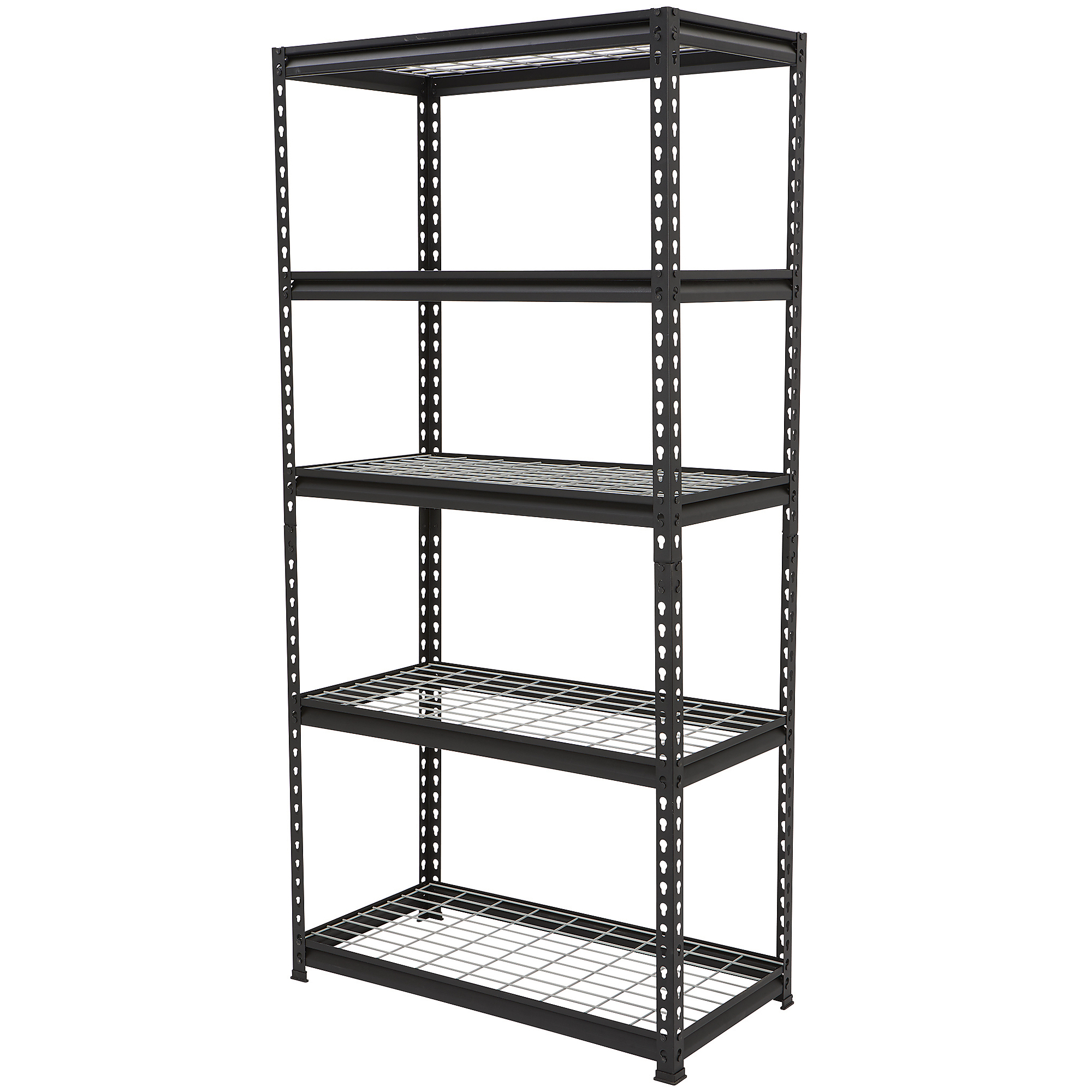 Strongway Heavy-Duty Wire Shelving Unit, 5 Shelves, 4000-Lb. Capacity, 36Inch W x 18Inch D x 72Inch H