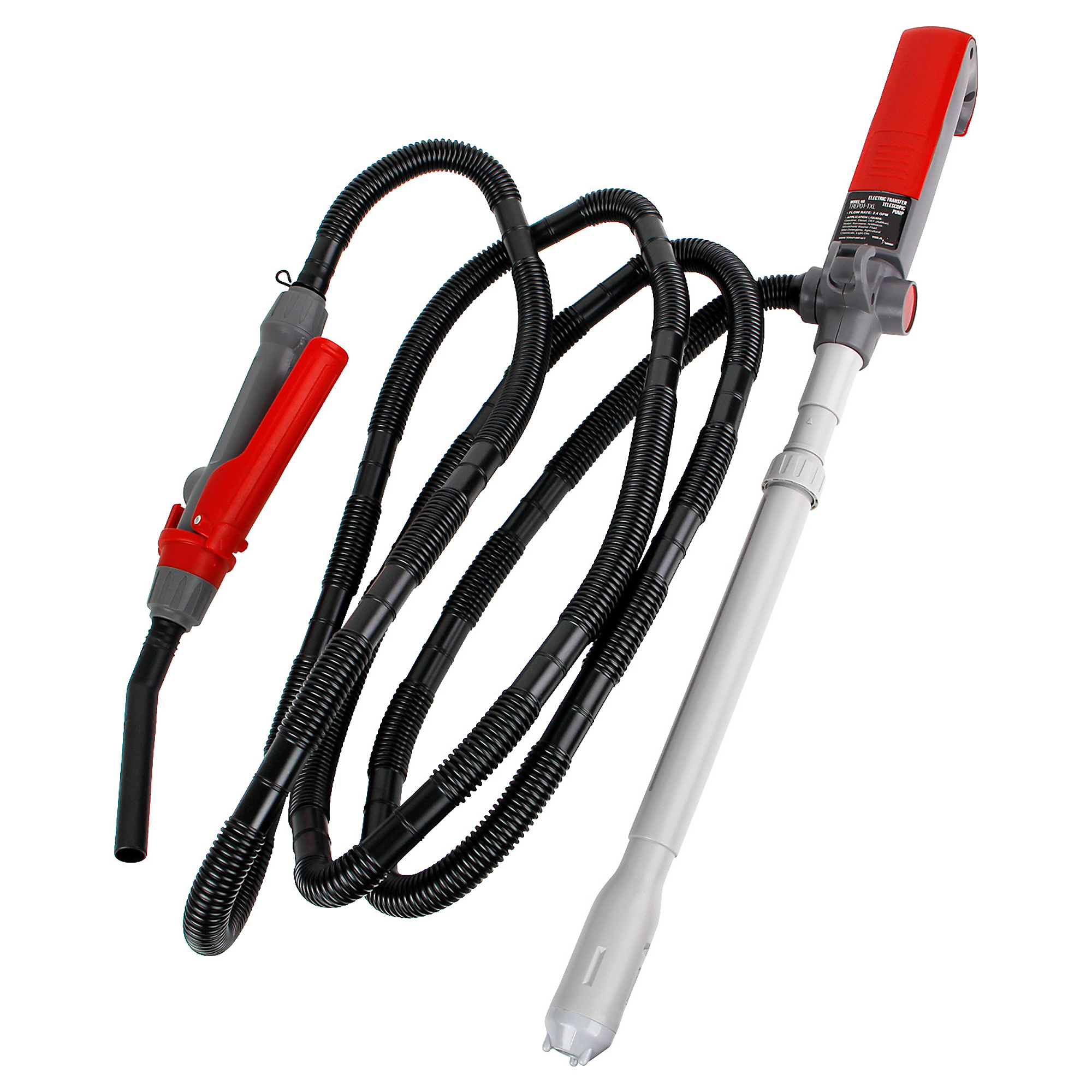 TeraPump, Universal Transfer Pump, Flow 2.5 GPM, Hose Length 10 ft, Battery Size D, Model TREP01-TXL