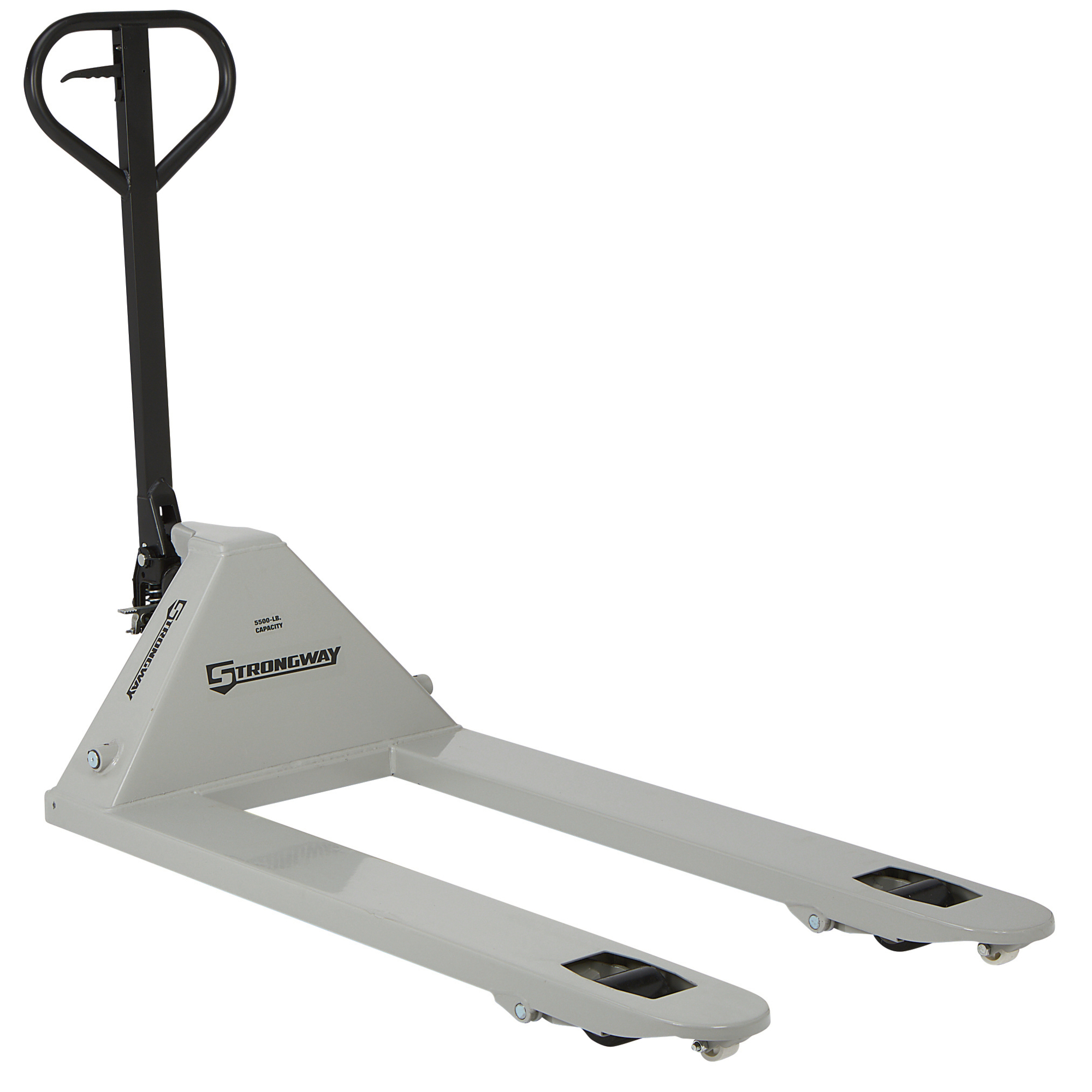 Strongway Pallet Jack, 5500-Lb. Capacity, 63.5Inch L x 27Inch W