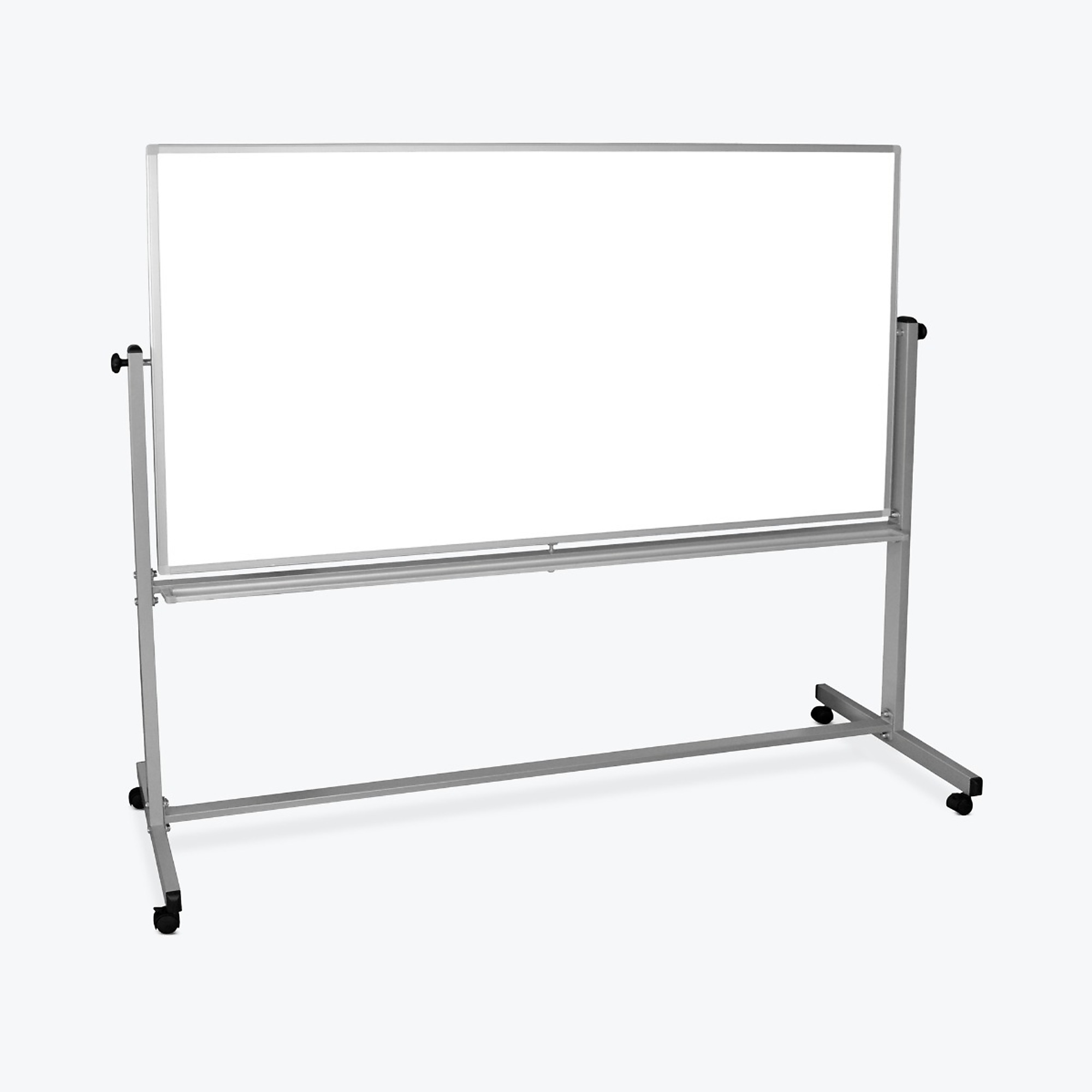 Mobile Magnetic Dry Erase Board, Color Finish White, Pieces (qty.) 1, Material Steel, Model - Luxor MB7240WW