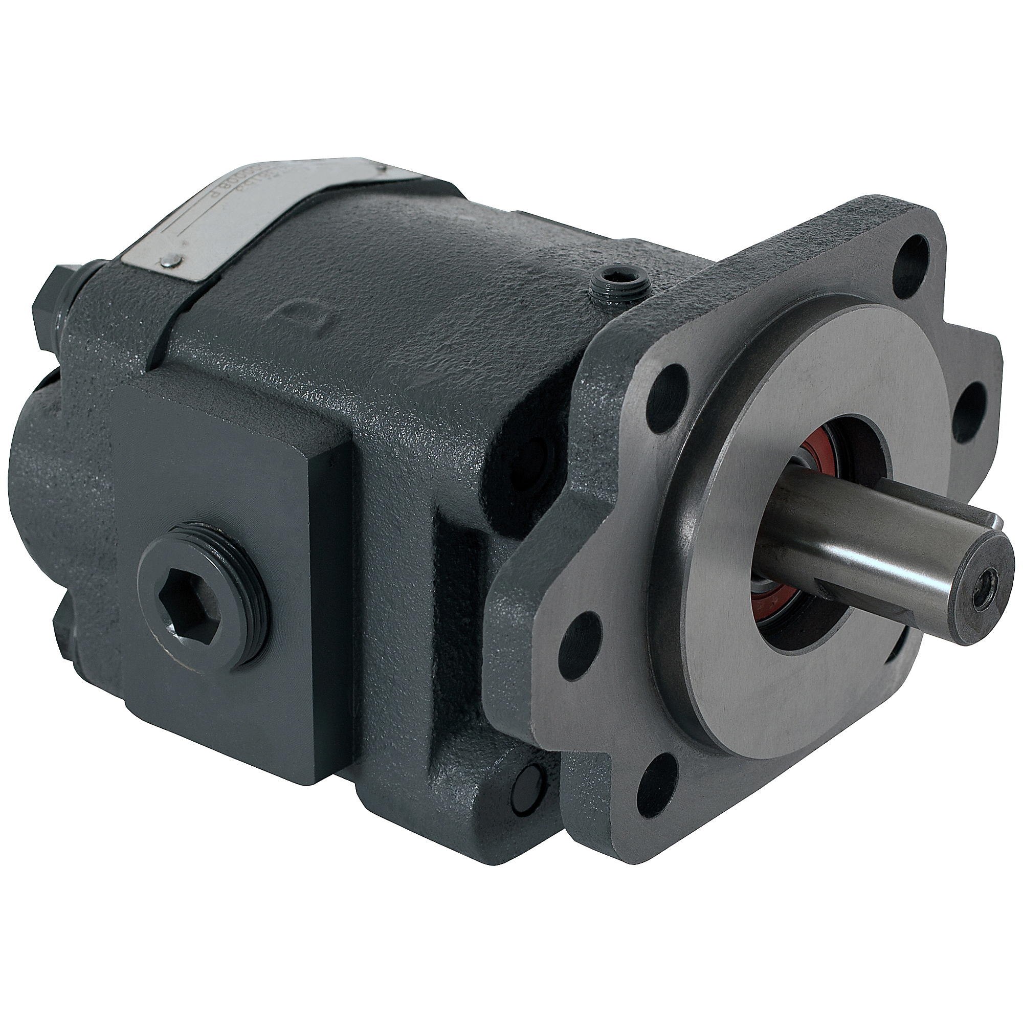 Buyers Products, Hydraulic Pump 2/4 BOLT 1Inch, Max. PSI 2500 Max. RPM 2000 Max. Flow Rate 31.5 GPM, Model H2136203