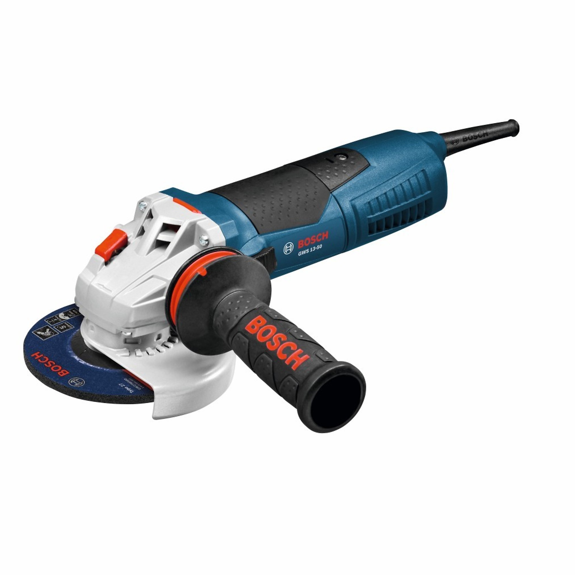Bosch, 5Inch Angle Grinder 13 Amp, Wheel Diameter 5 in, Amps 13, Volts 120, Model GWS13-50