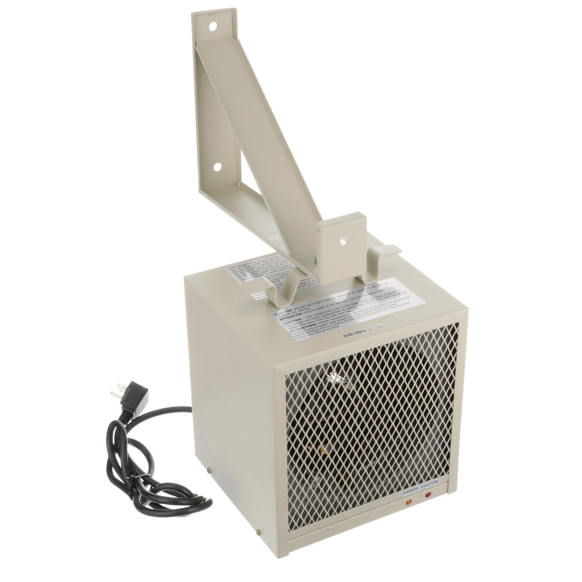 TPI, 5800 Series Fan Forced Garage/Shop Heater, Fuel Type Electric, Heat Output 13652 Btu/hour, Heat Type Forced Air, Model HF5840TC