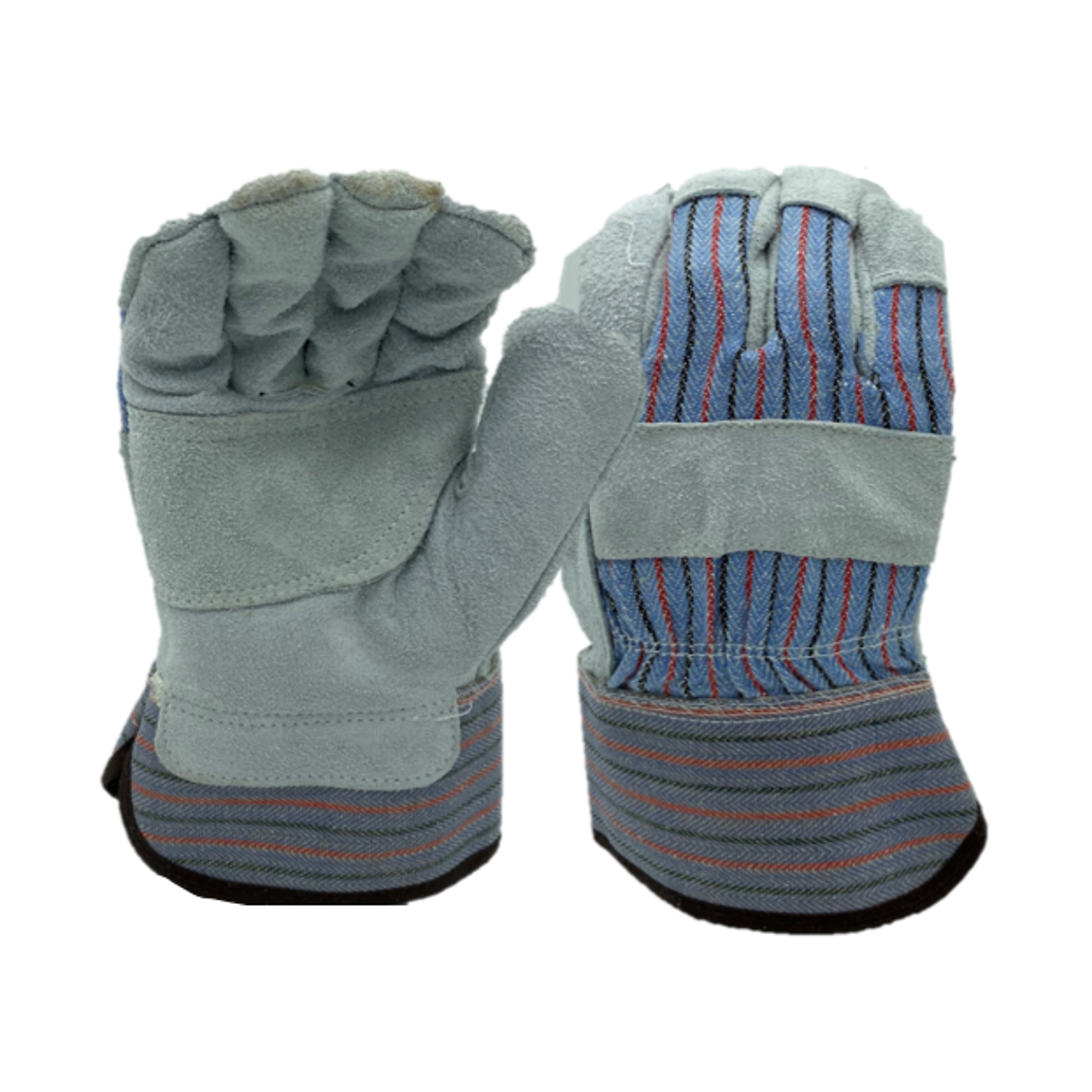 Boss, Standard Grade Leather Palm 3-Pack, Size L, Color Gray, Included (qty.) 3, Model 4094-3