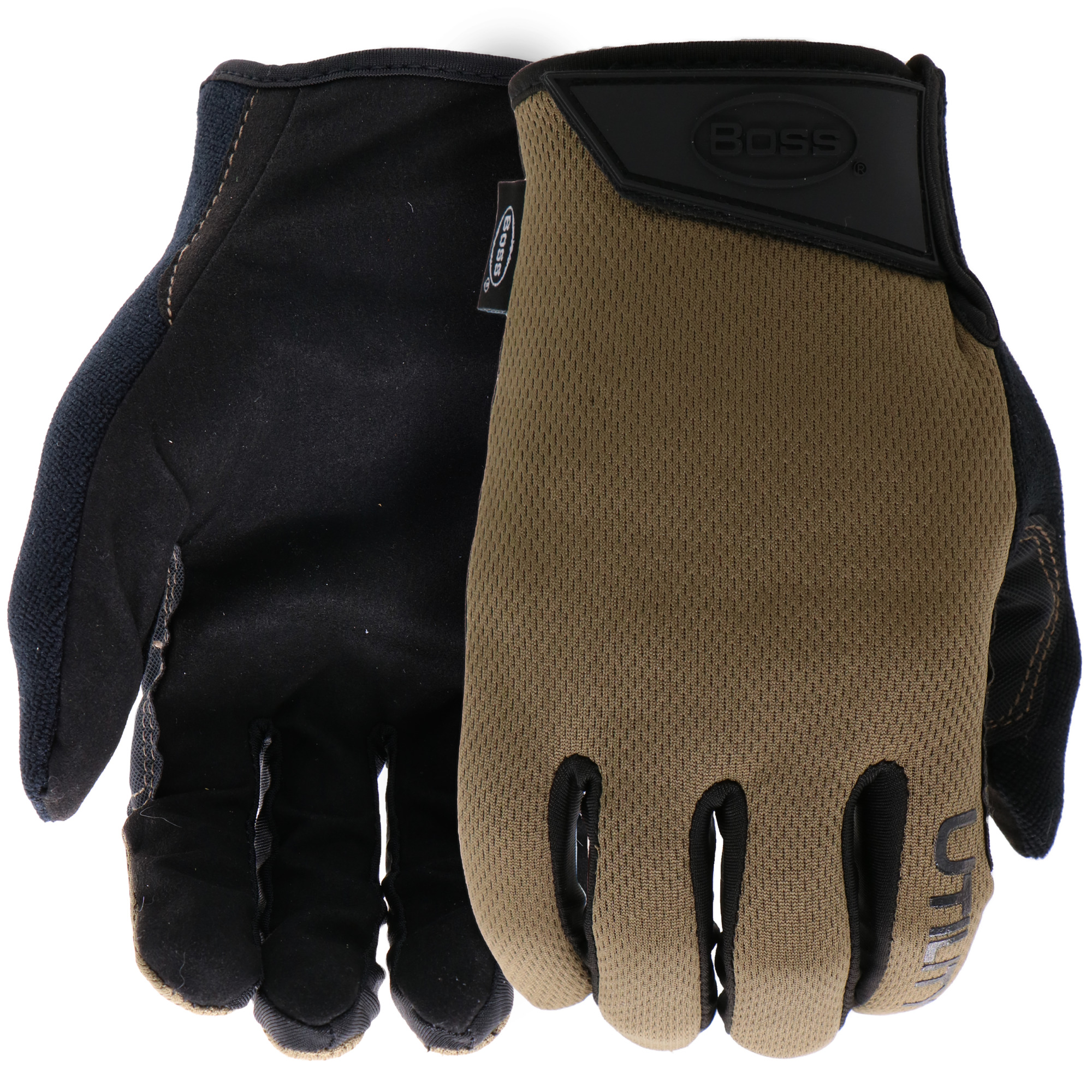 Boss, Hi-Performance Utility Glove with spandex back, Size XL, Color Black, Included (qty.) 1, Model B52001-XL